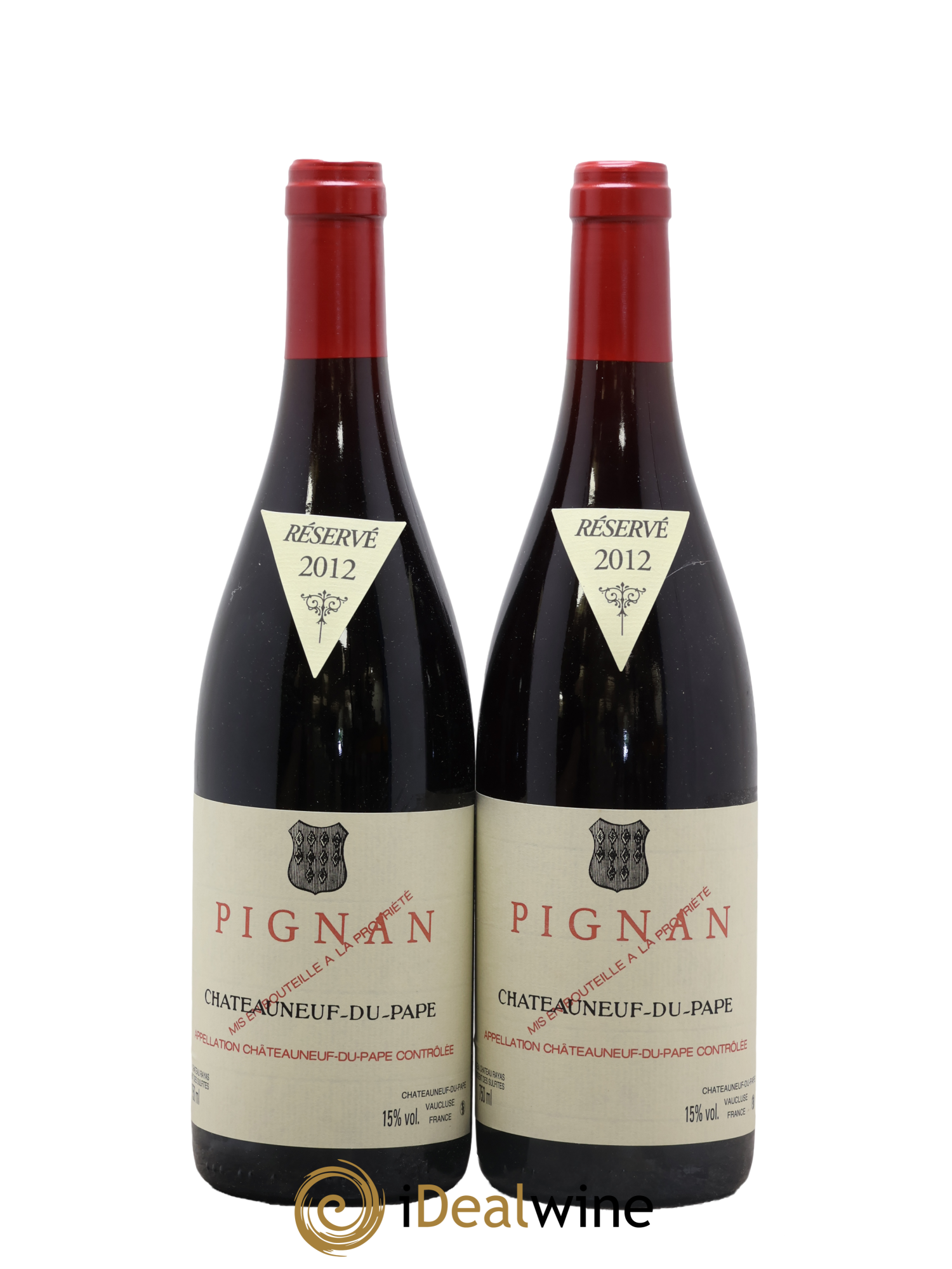 Châteauneuf-du-Pape Pignan Emmanuel Reynaud 2012 - Lot de 2 bouteilles - 0