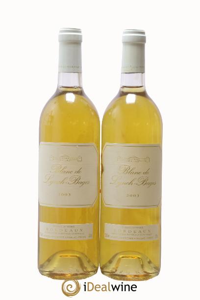 Blanc de Lynch Bages 2003 - Lot of 2 bottles - 0