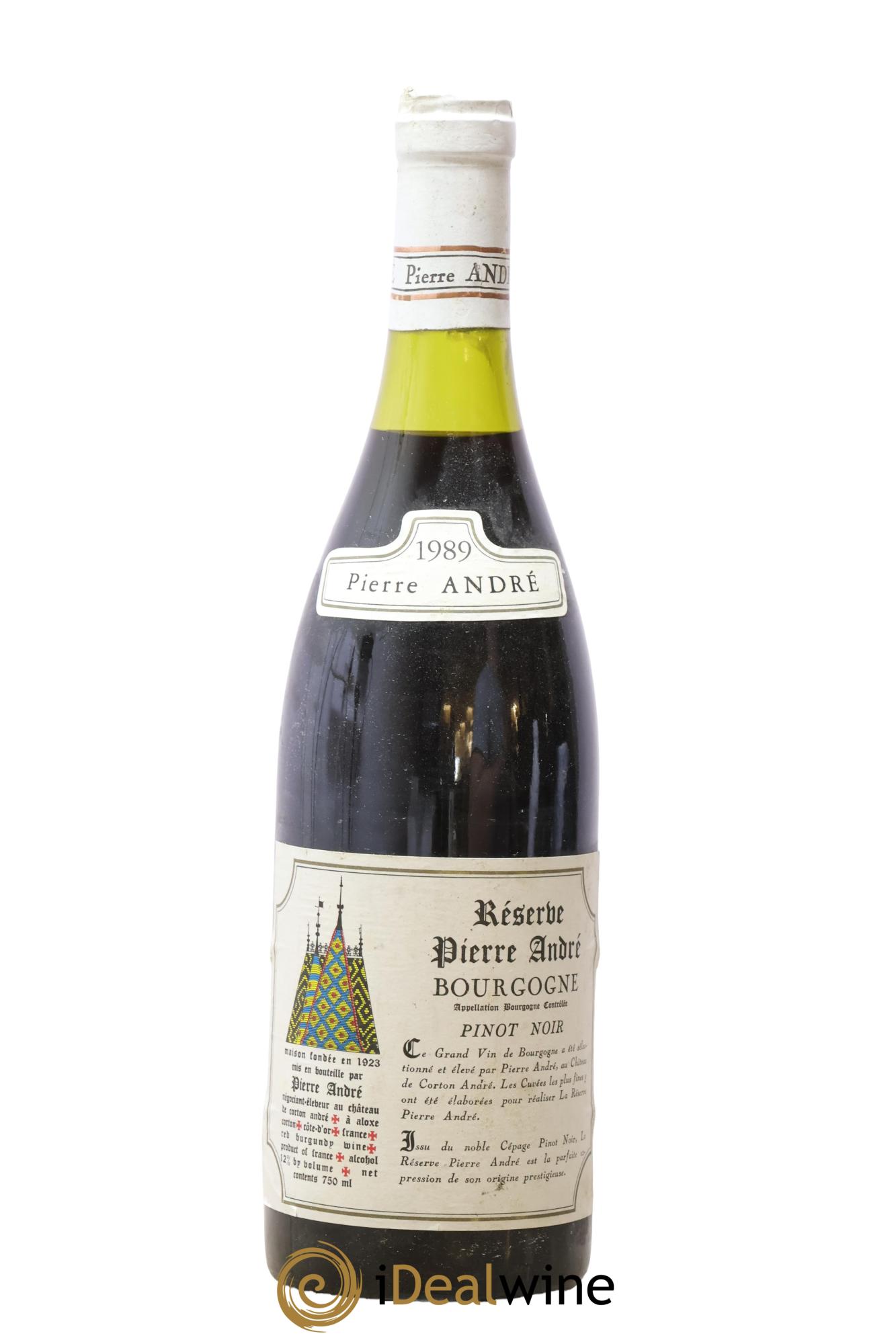 Bourgogne Pinot Noir Réserve Pierre André 1989 - Lot de 1 bouteille - 0