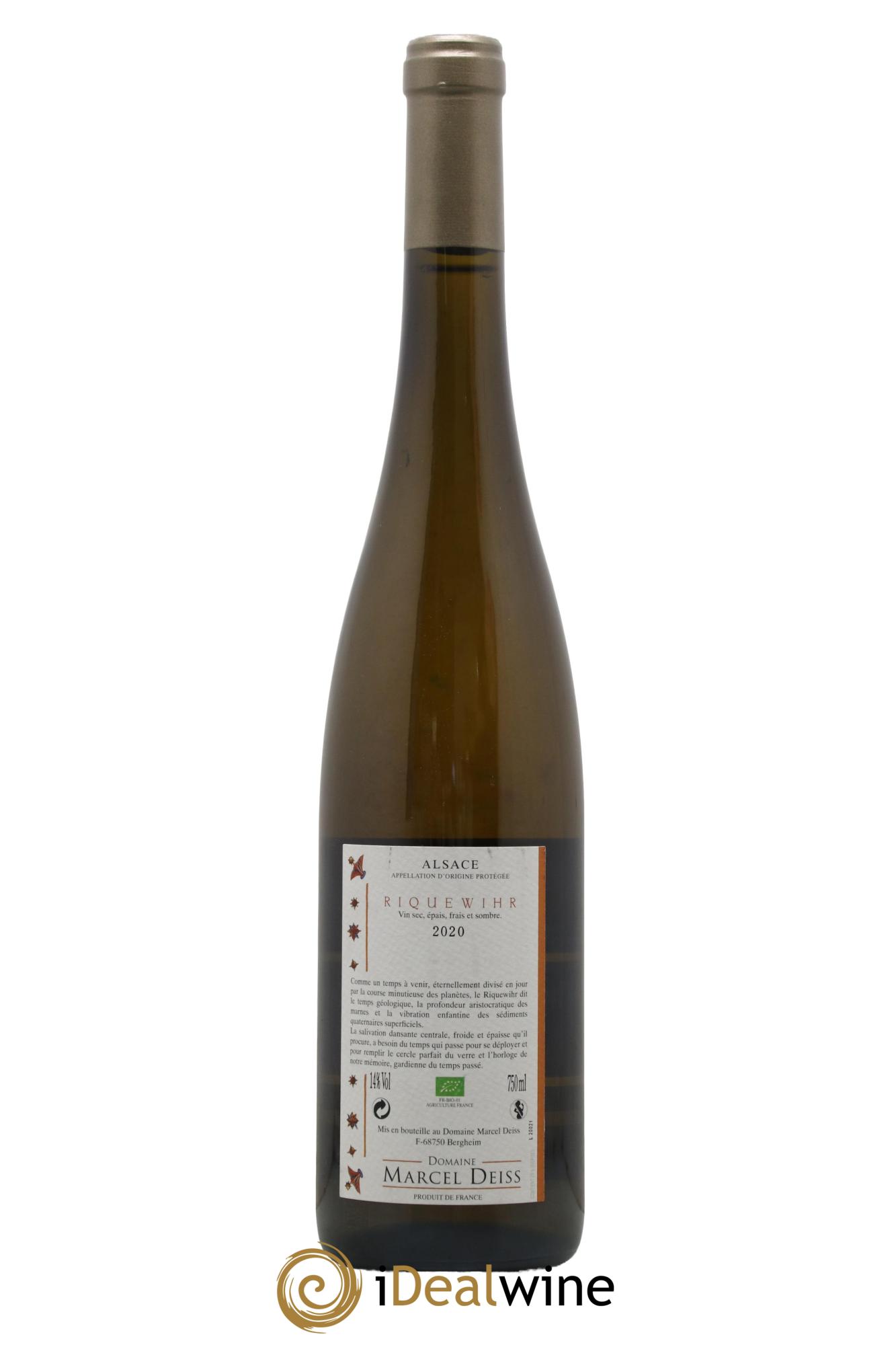 Alsace Riquewihr Marcel Deiss (Domaine) 2020 - Posten von 1 Flasche - 1