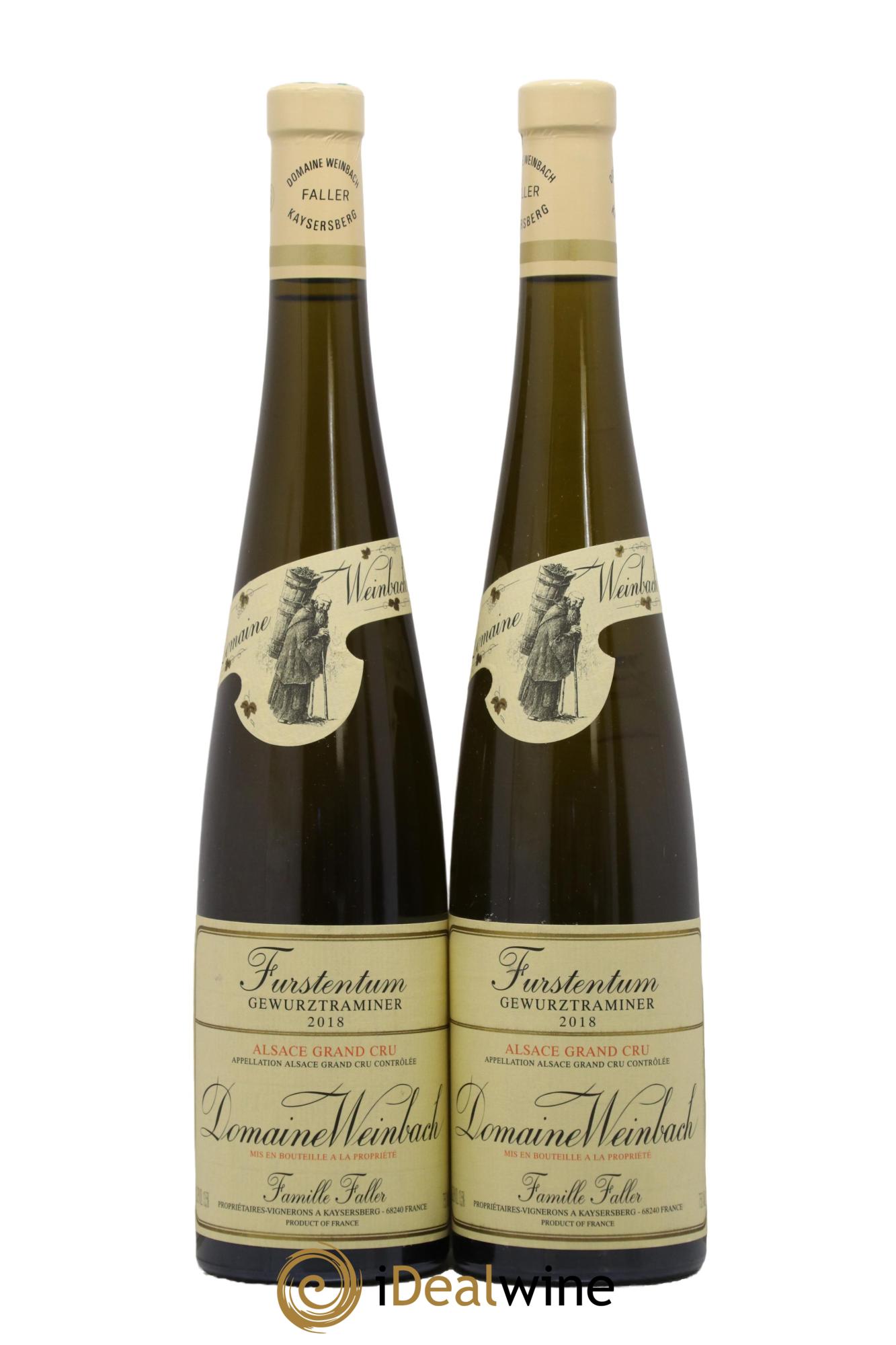 Alsace Grand Cru Gewurztraminer Furstentum Weinbach (Domaine) 2018 - Lotto di 2 bottiglie - 0