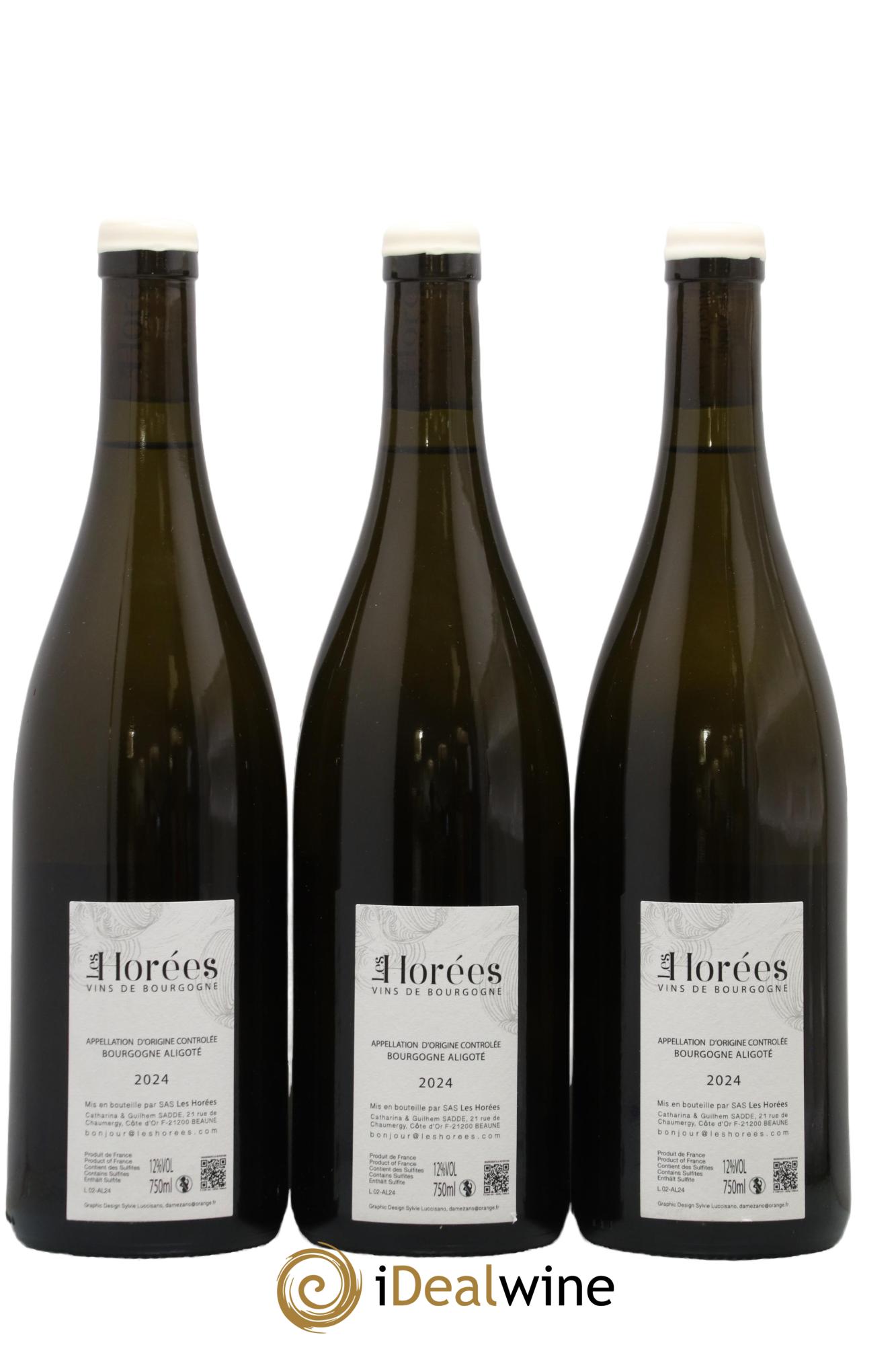Bourgogne Aligoté En Coulezain Les Horées 2024 - Lot of 3 bottles - 1