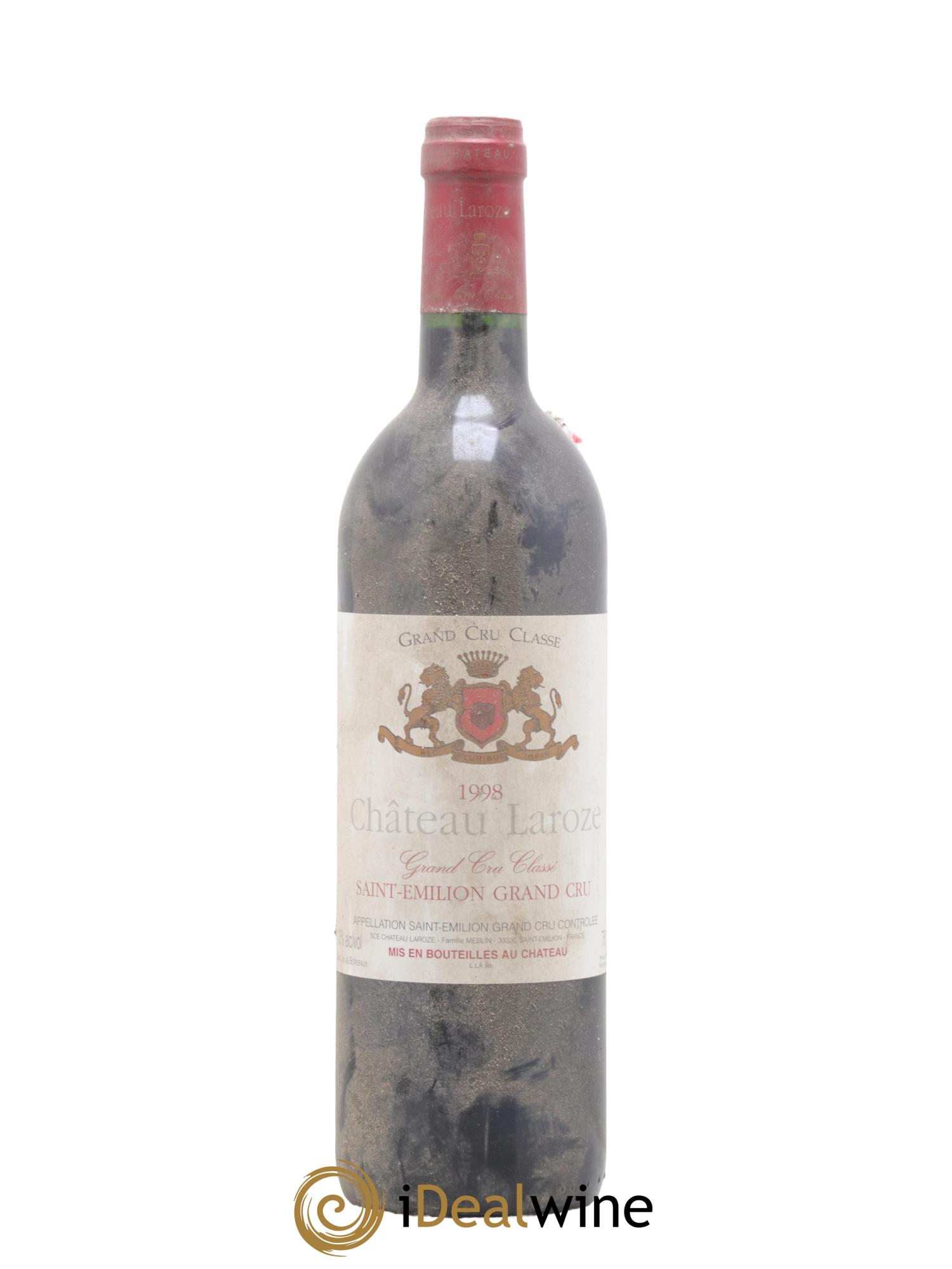 Château Laroze Grand Cru Classé 1998 - Lot de 1 bouteille - 0