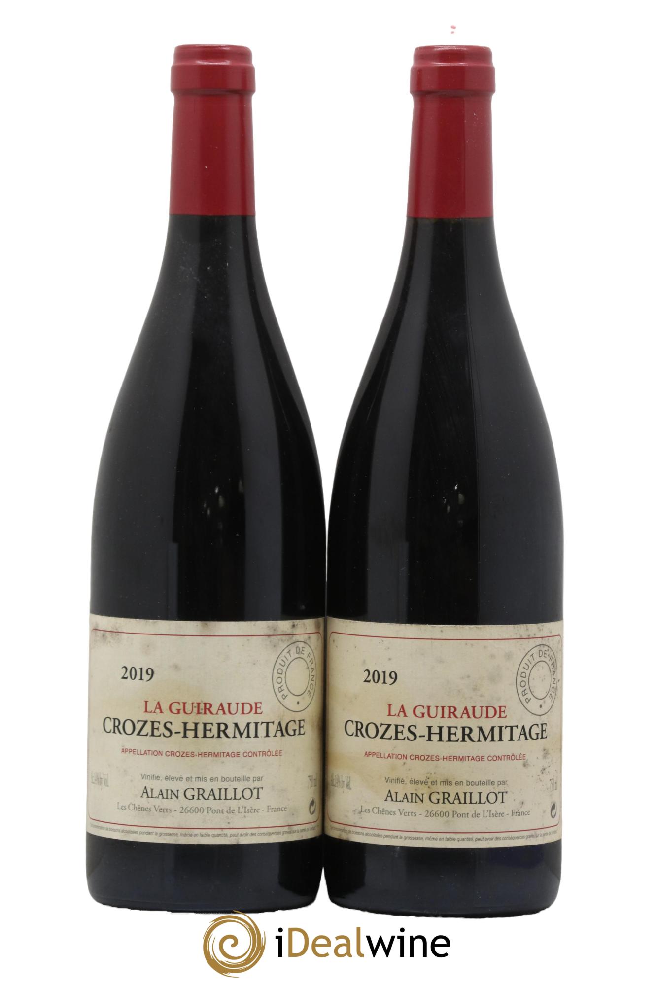 Crozes-Hermitage La Guiraude Domaine Graillot 2019 - Lot of 2 bottles - 0
