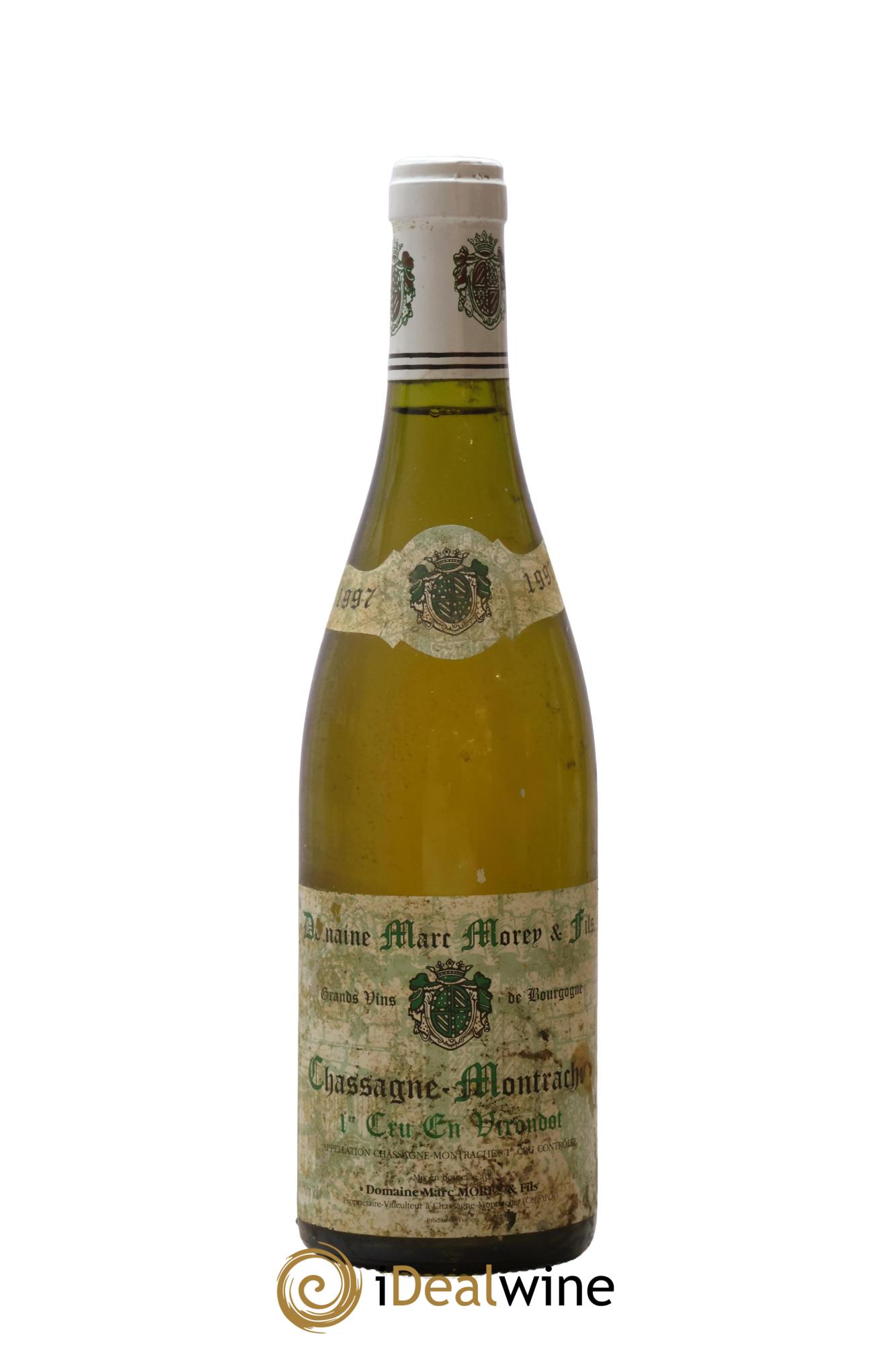 Chassagne-Montrachet 1er Cru En Virondot Marc Morey 1997 - Lot of 1 bottle - 0