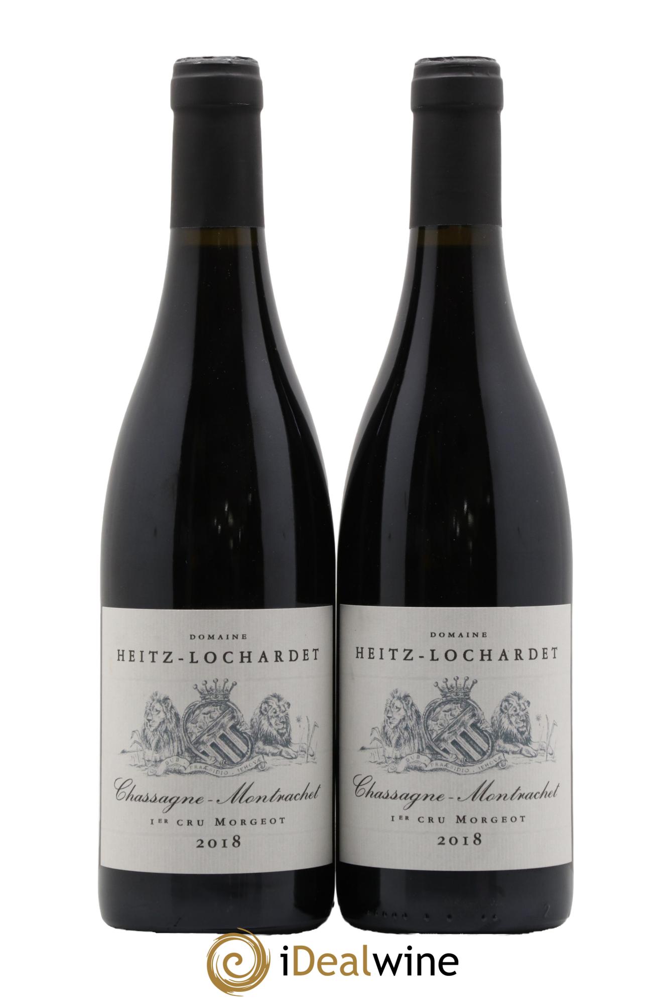 Chassagne-Montrachet 1er Cru Morgeot Armand Heitz 2018 - Lot de 2 bouteilles - 0