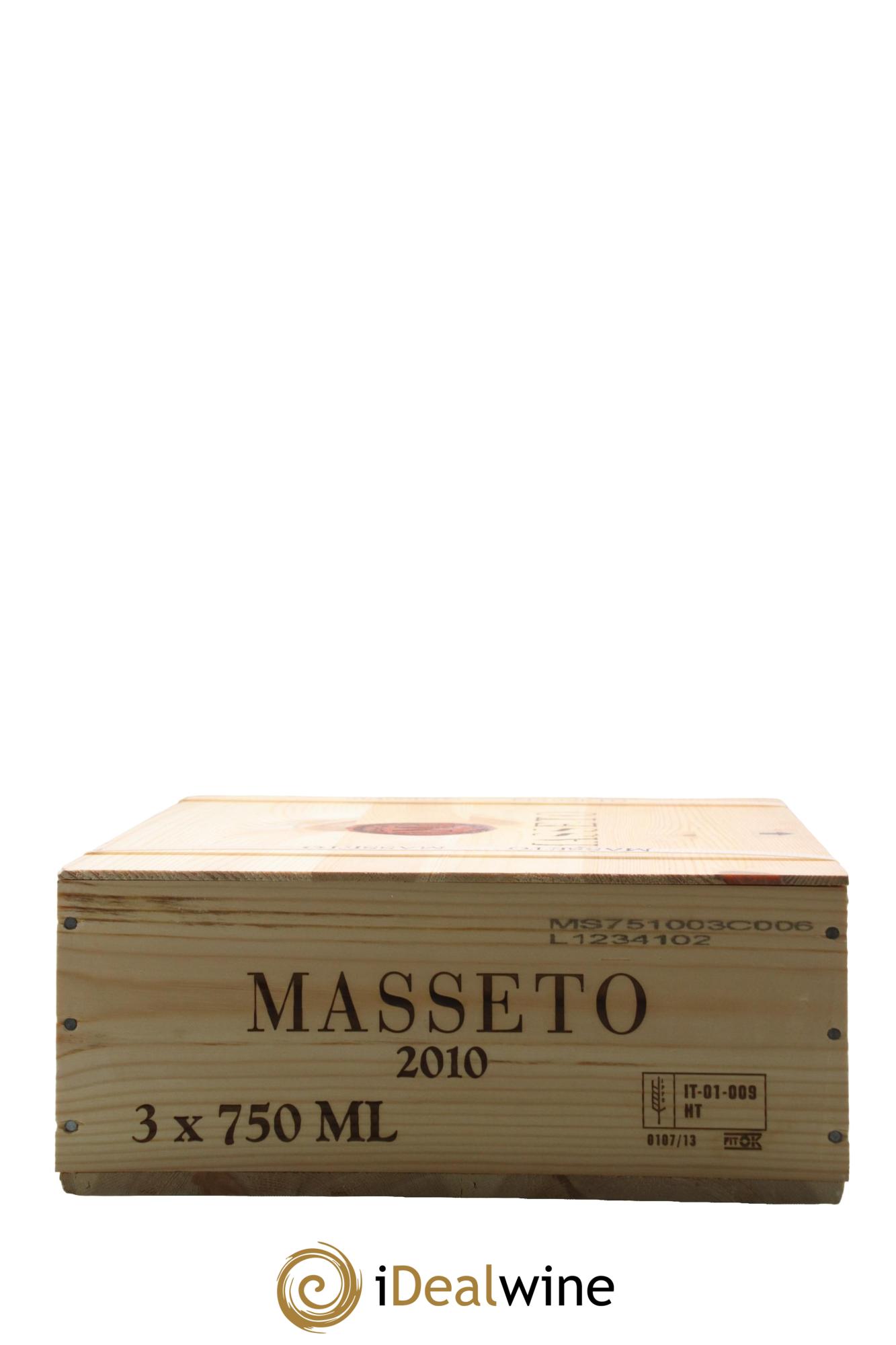 Toscana IGT Tenuta Dell'Ornellaia Masseto Frescobaldi 2010 - Lot de 3 bouteilles - 3