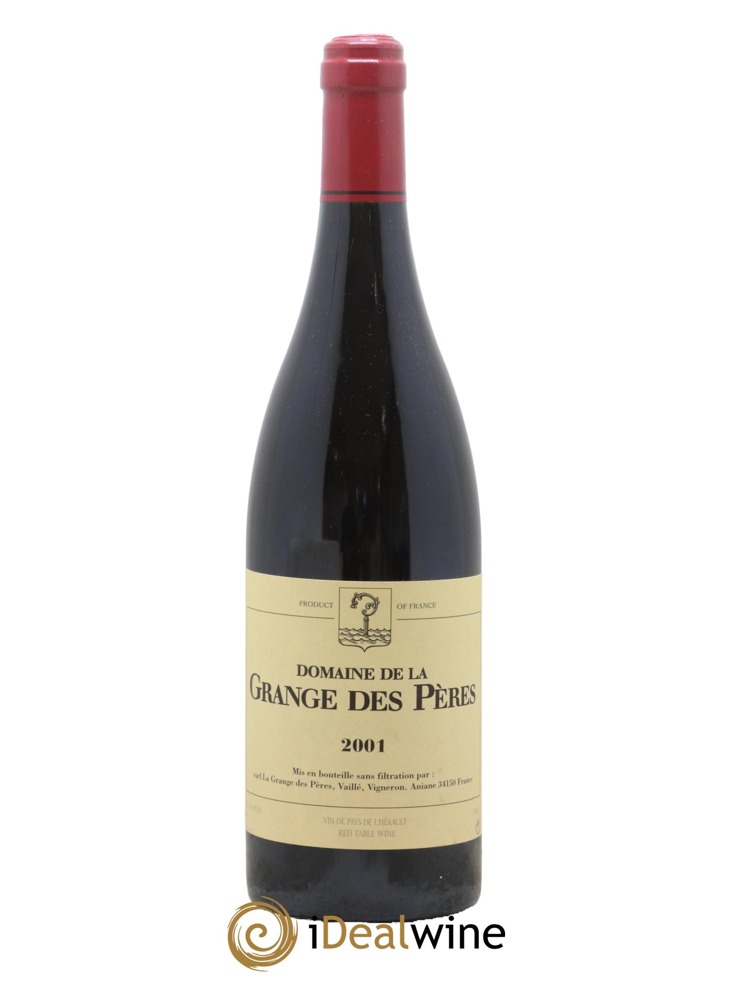 Pays d'Hérault Grange des Pères Laurent Vaillé 2001 - Lot de 1 bouteille - 0