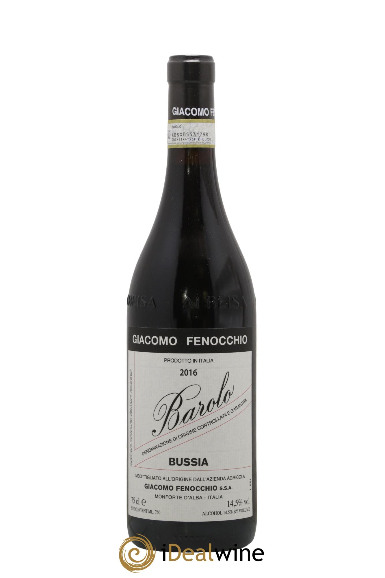 Barolo DOCG Bussia Giacomo Fenocchio 2016 - Lot of 1 bottle - 0