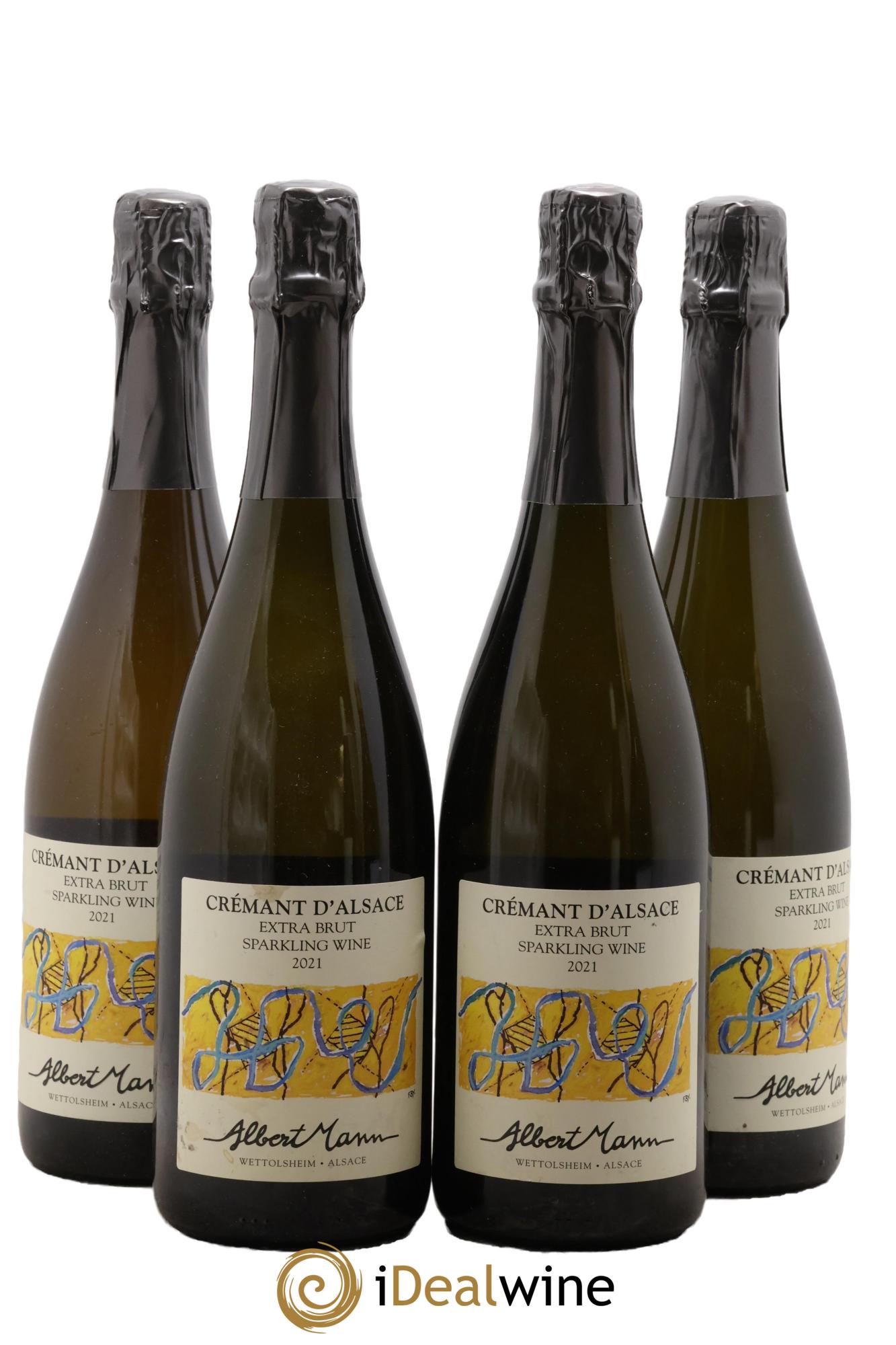 Crémant d'Alsace Extra-Brut Albert Mann 2021 - Lot de 4 bouteilles - 0