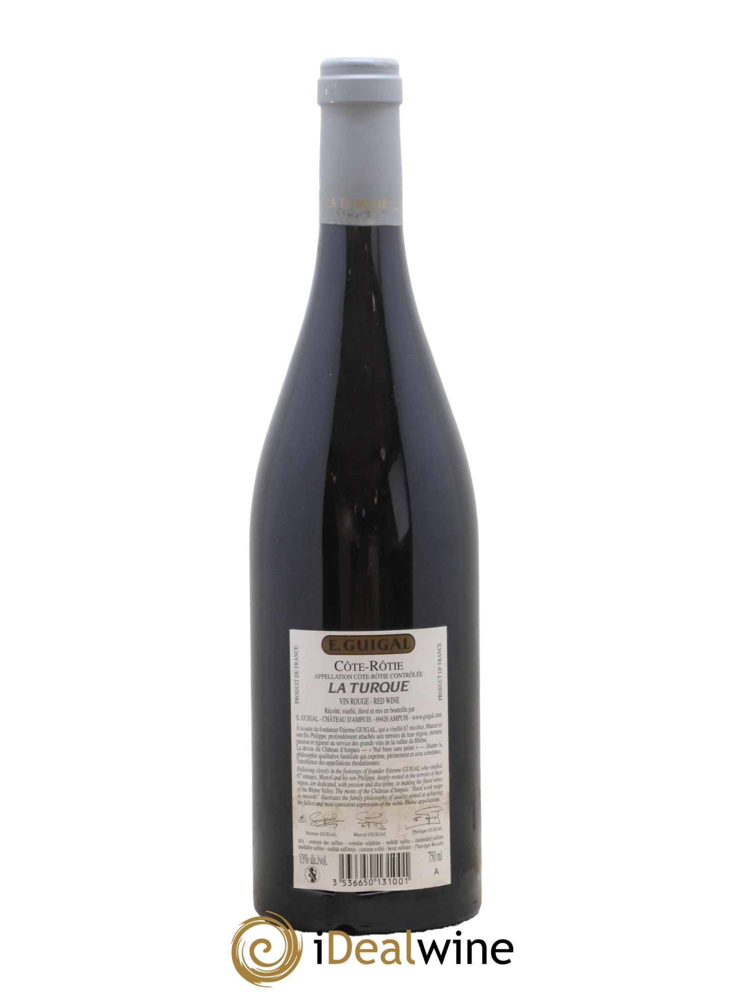 Côte-Rôtie La Turque Guigal  2009 - Lot of 1 bottle - 1