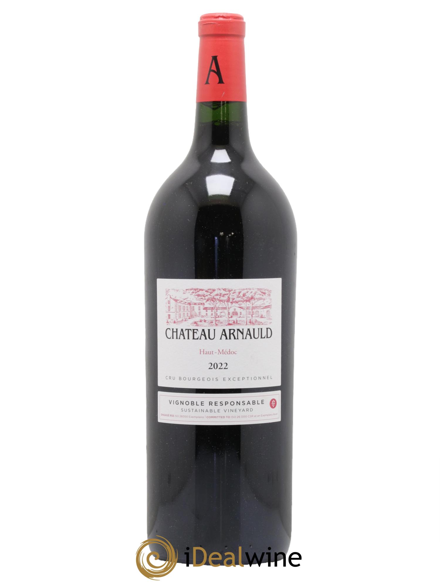 Château Arnauld Cru Bourgeois 2022 - Lot de 1 magnum - 0