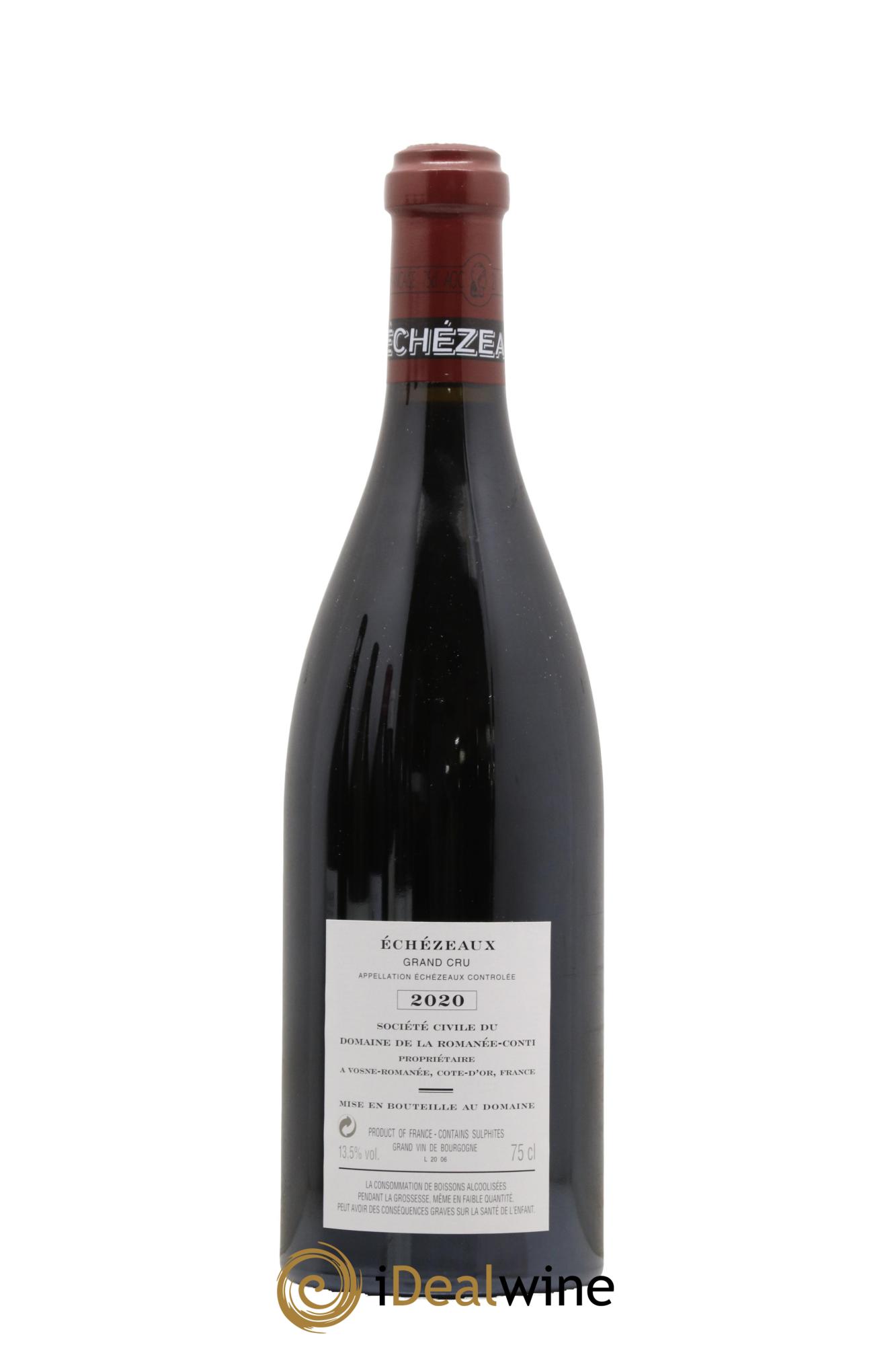 Echezeaux Grand Cru Domaine de la Romanée-Conti 2020 - Lotto di 1 bottiglia - 1