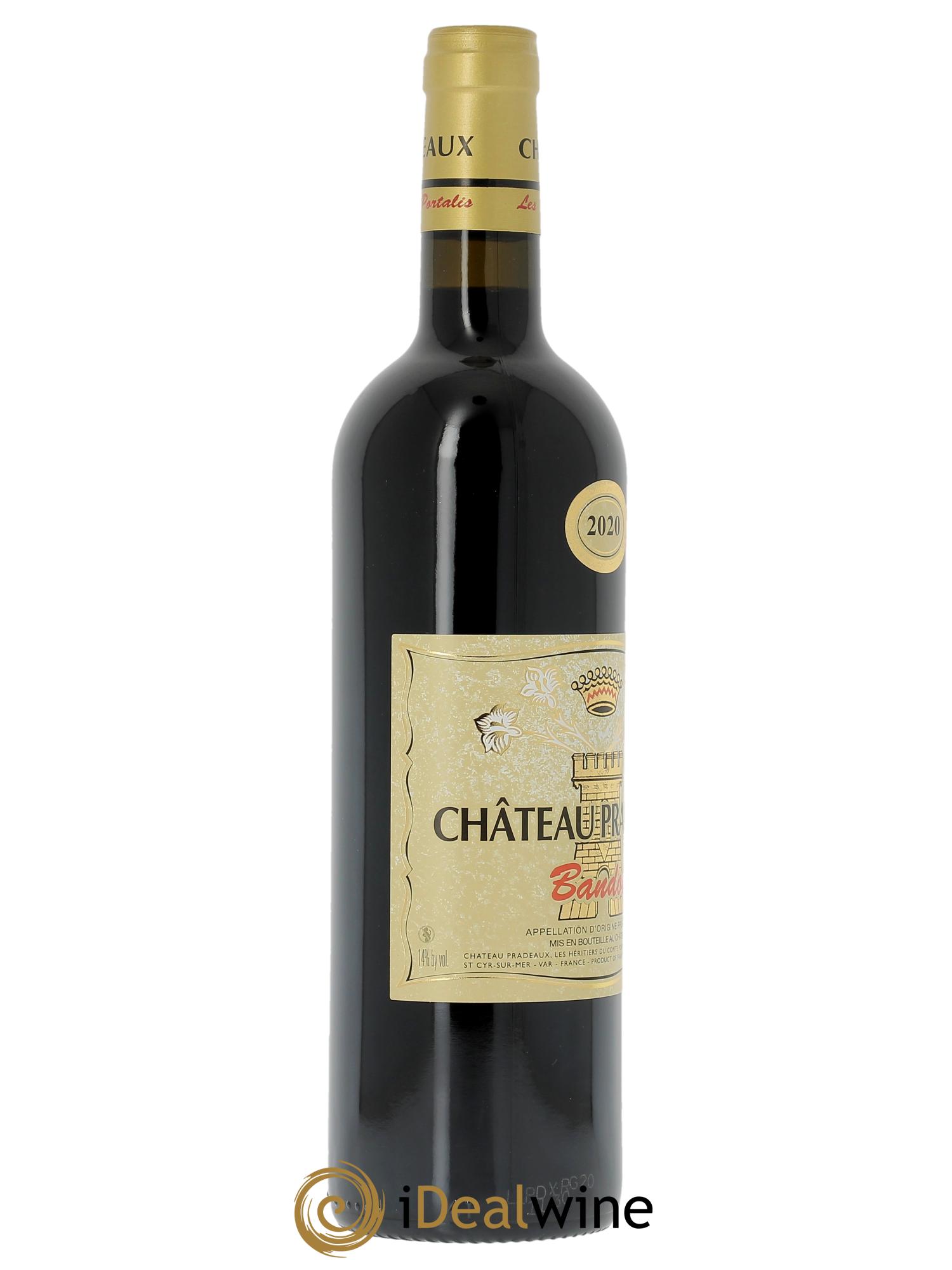 Bandol Château Pradeaux Famille Portalis  2020 - Posten von 1 Flasche - 2
