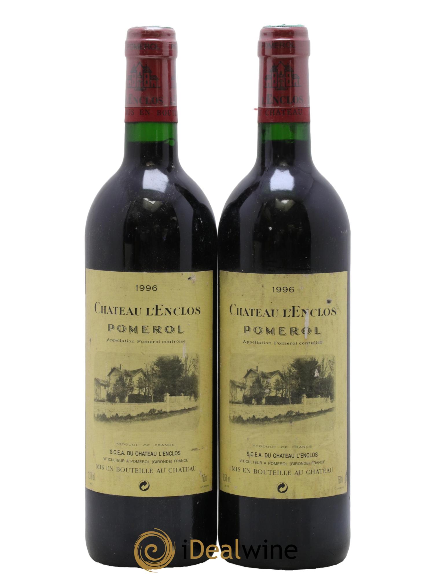 Château l' Enclos 1996 - Posten von 2 Flaschen - 0