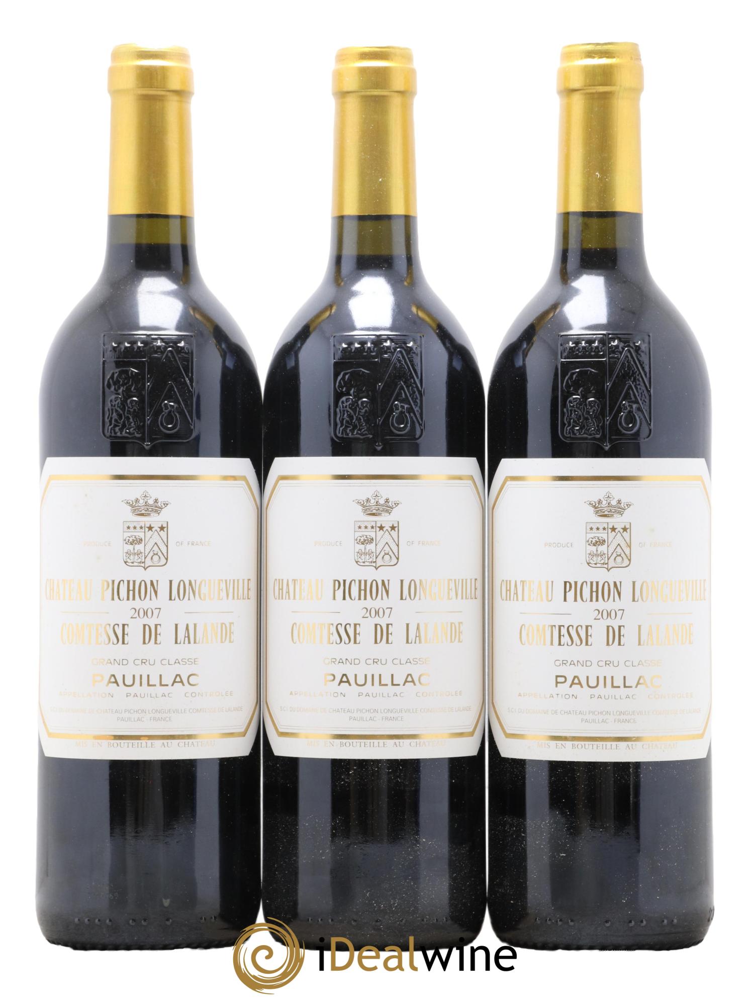 Château Pichon Longueville Comtesse de Lalande 2ème Grand Cru Classé 2007 - Lotto di 12 bottiglie - 4