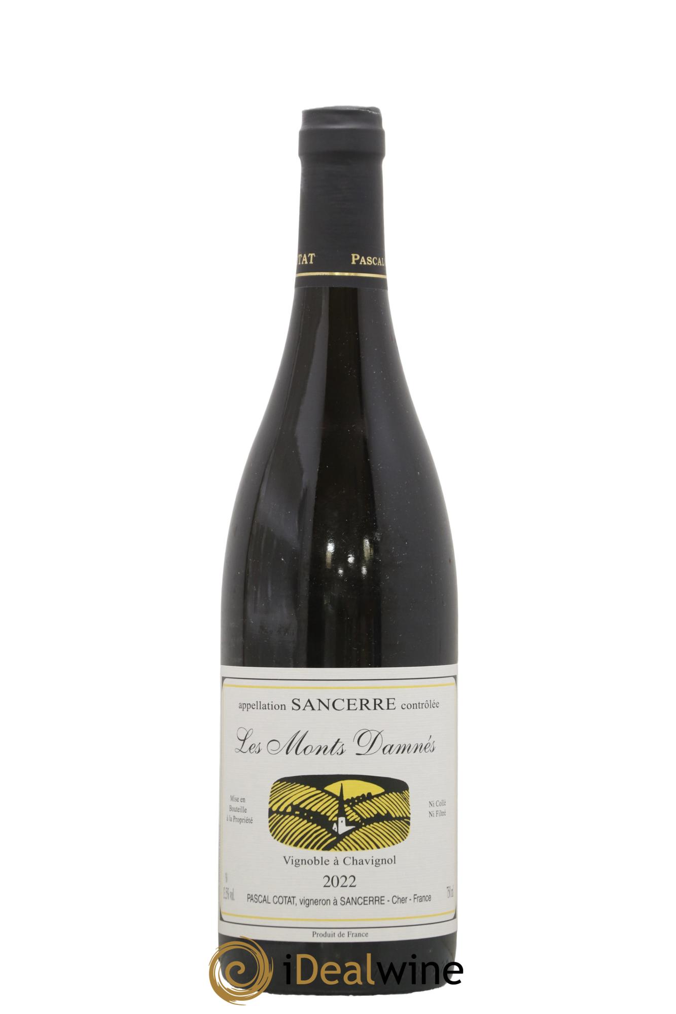 Sancerre Les Monts Damnés Pascal Cotat 2022 - Lot de 1 bouteille - 0