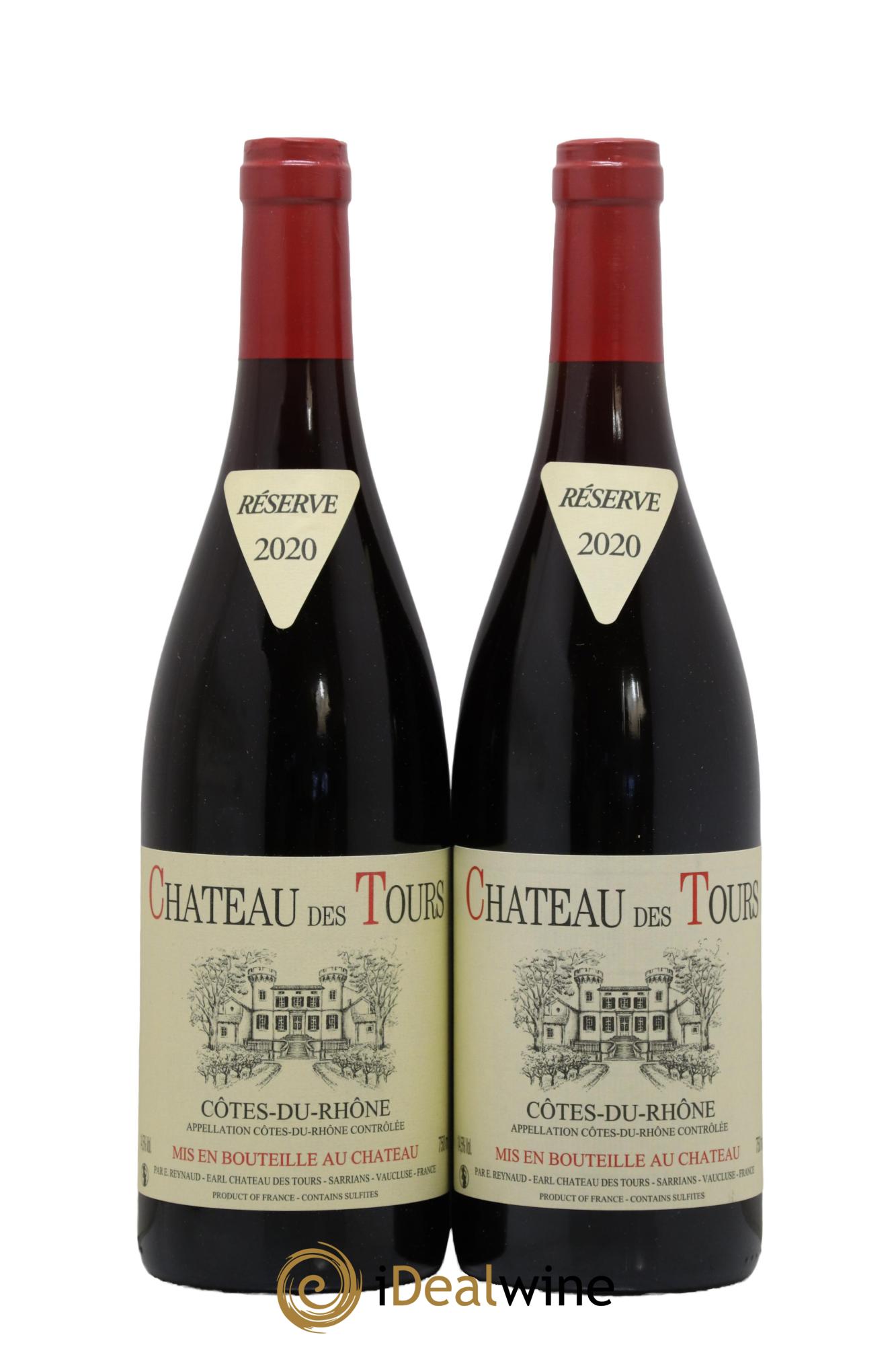 Côtes-du-Rhône Château des Tours Emmanuel Reynaud 2020 - Lotto di 2 bottiglie - 0