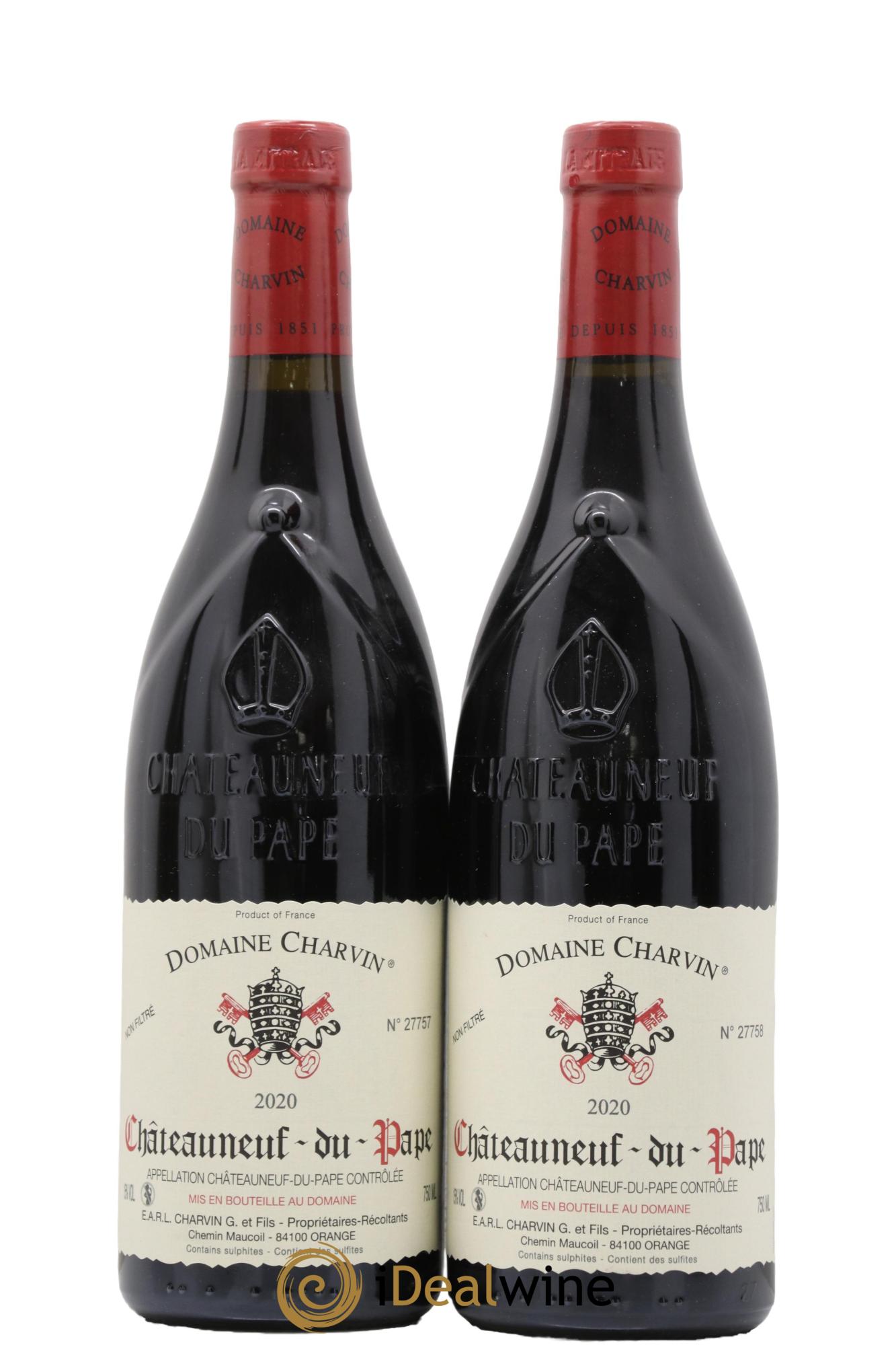 Châteauneuf-du-Pape Charvin (Domaine) 2020 - Lot de 2 bouteilles - 0