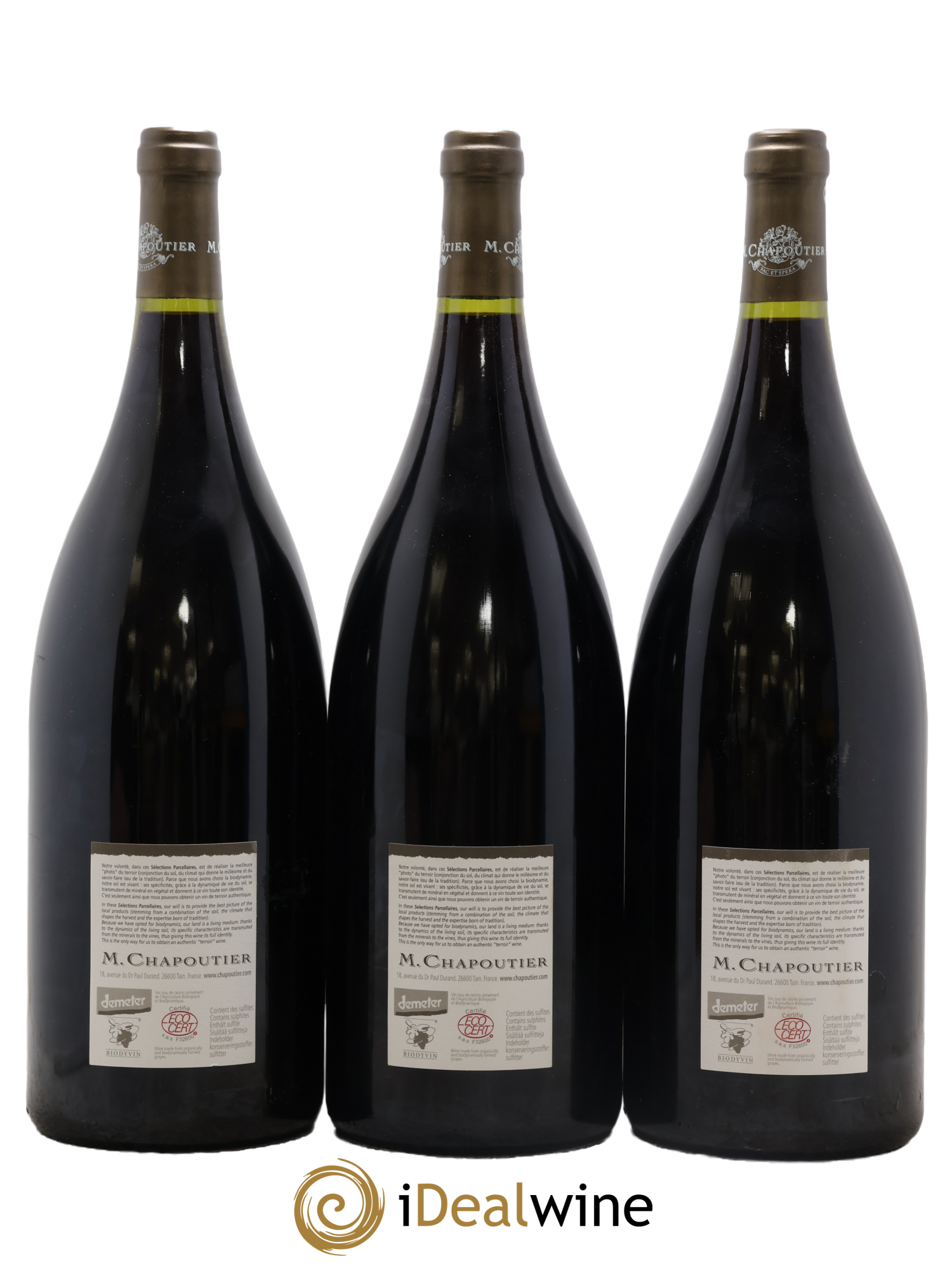Hermitage Ermitage Le Pavillon Chapoutier 2005 - Posten von 3 Magnum - 1