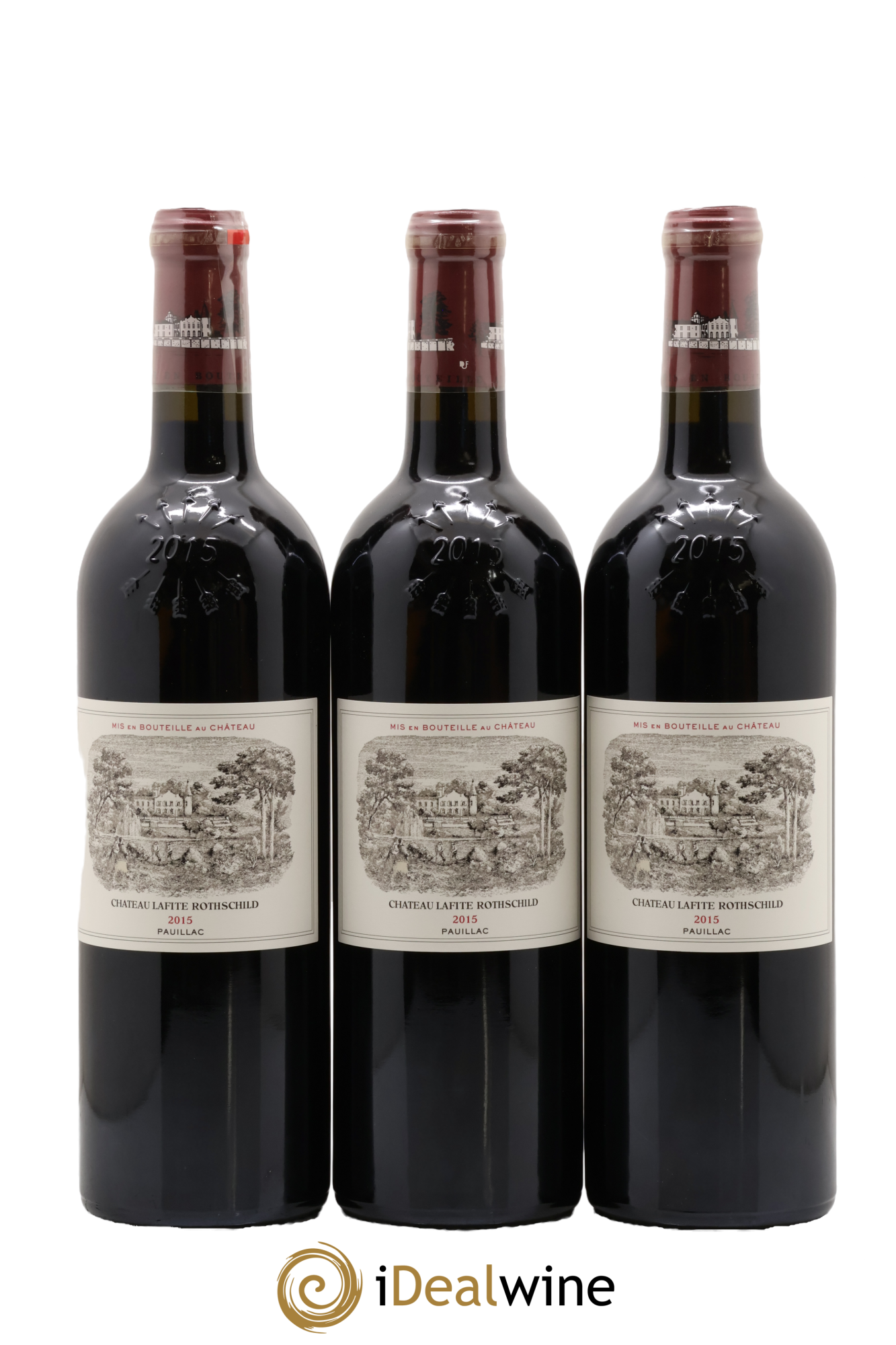 Château Lafite Rothschild 1er Grand Cru Classé 2015 - Lot de 3 bouteilles - 0