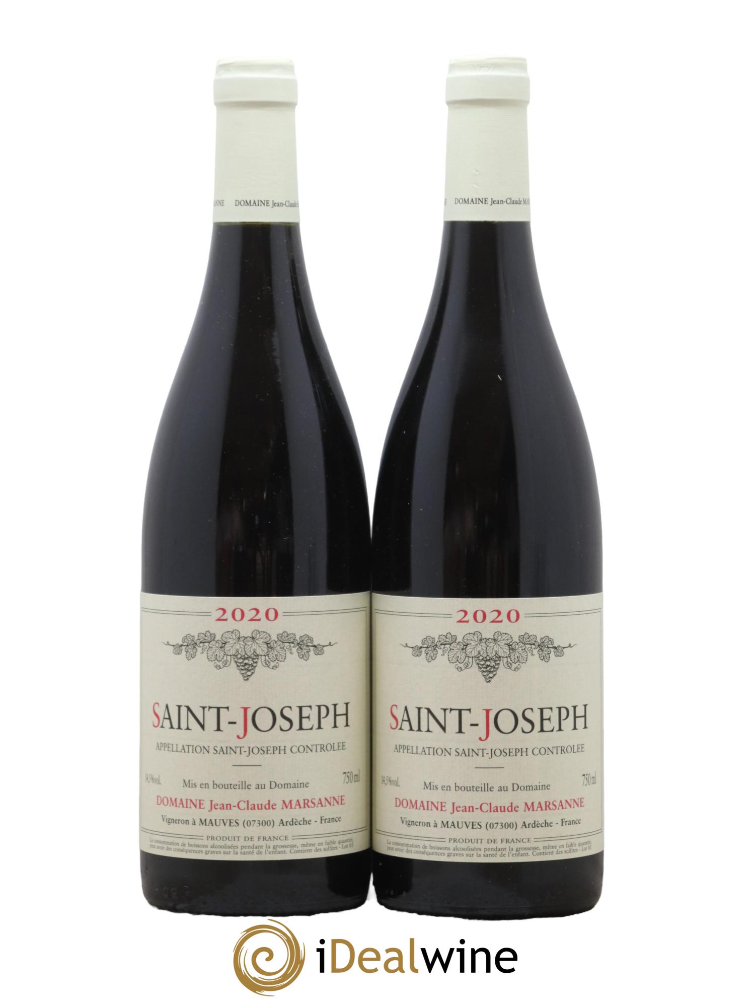Saint-Joseph Jean-Claude Marsanne (Domaine) 2020 - Lot de 2 bouteilles - 0