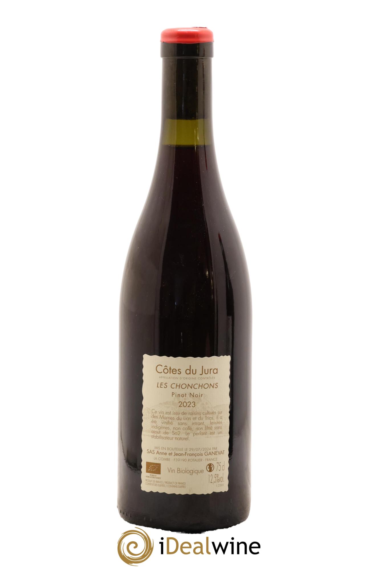 Côtes du Jura Pinot Noir Les Chonchons Anne et Jean François Ganevat 2023 - Lot de 1 bouteille - 1