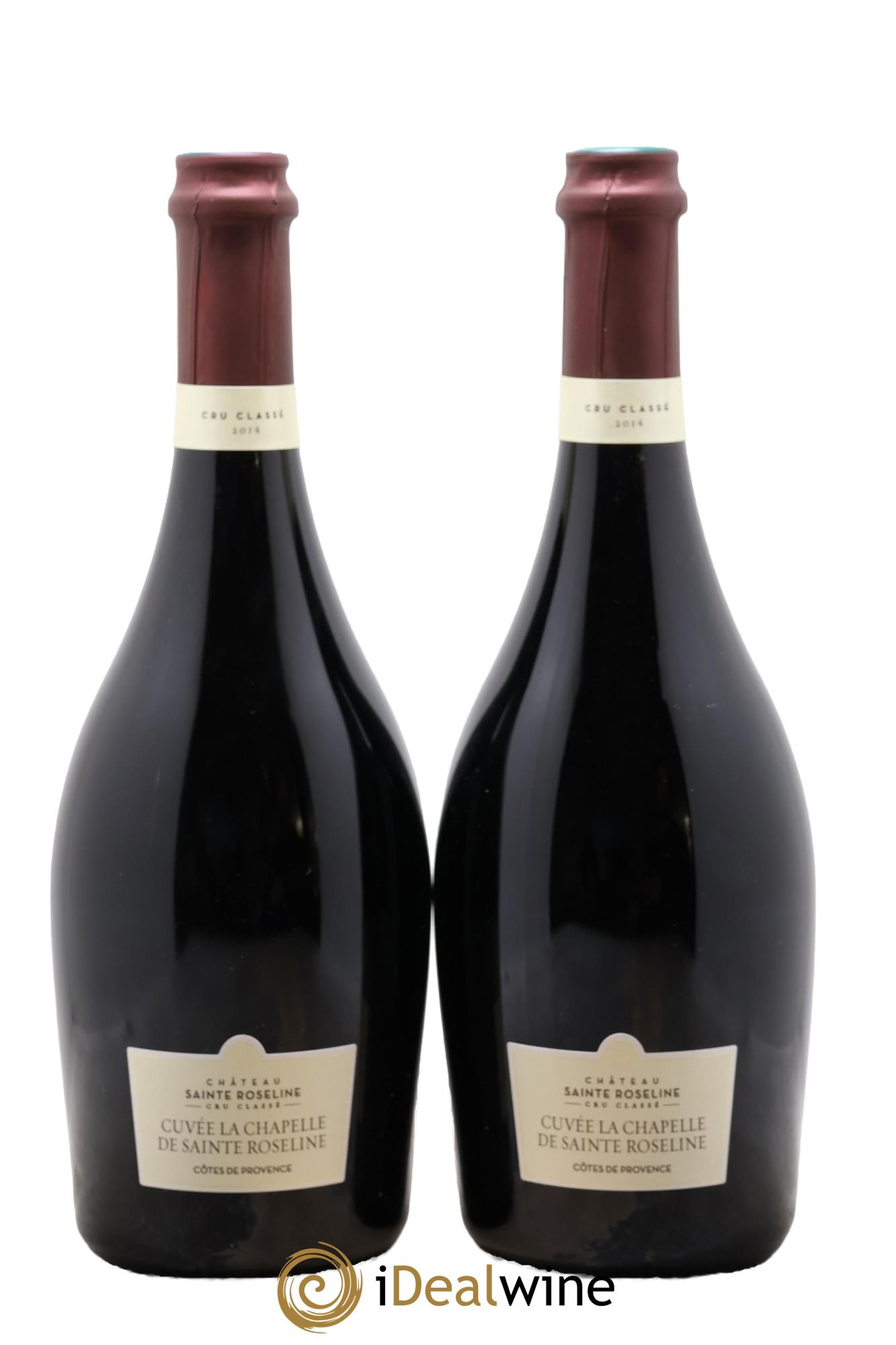 Côtes de Provence Château Sainte-Roseline La Chapelle 2014 - Lot de 2 bouteilles - 0