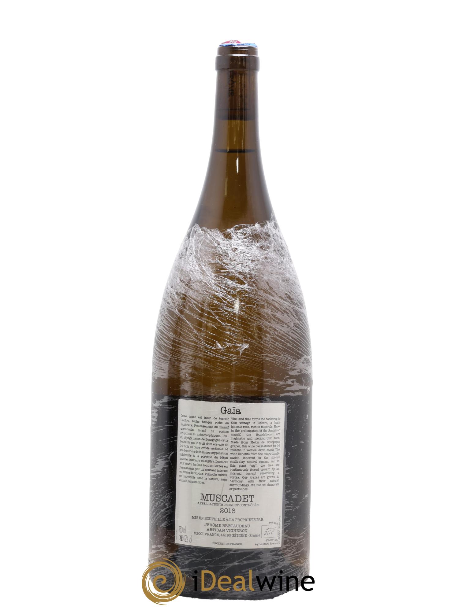 Vin de France Gaïa Jérôme Bretaudeau - Domaine de Bellevue 2018 - Lot of 1 magnum - 1