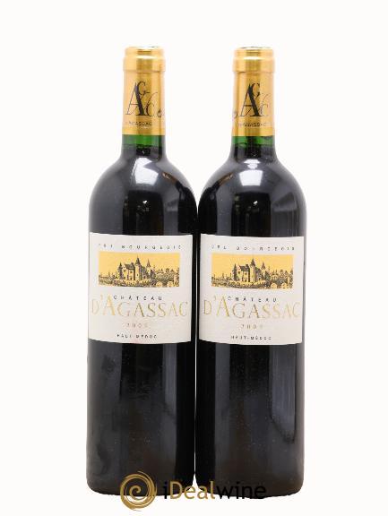 Château d' Agassac Cru Bourgeois 2009 - Lot de 2 bouteilles - 0