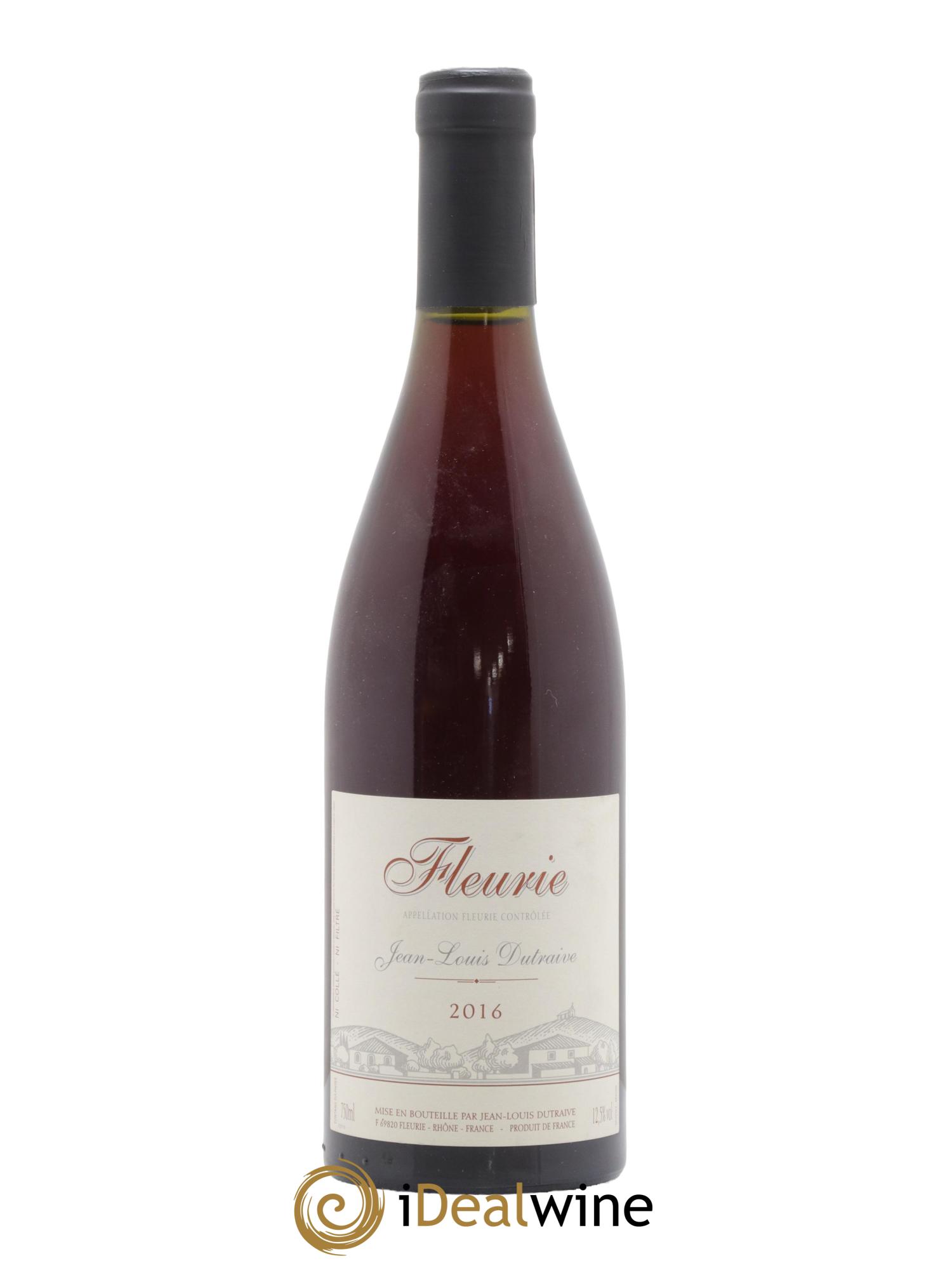 Fleurie Jean-Louis Dutraive 2016 - Lot de 1 bouteille - 0