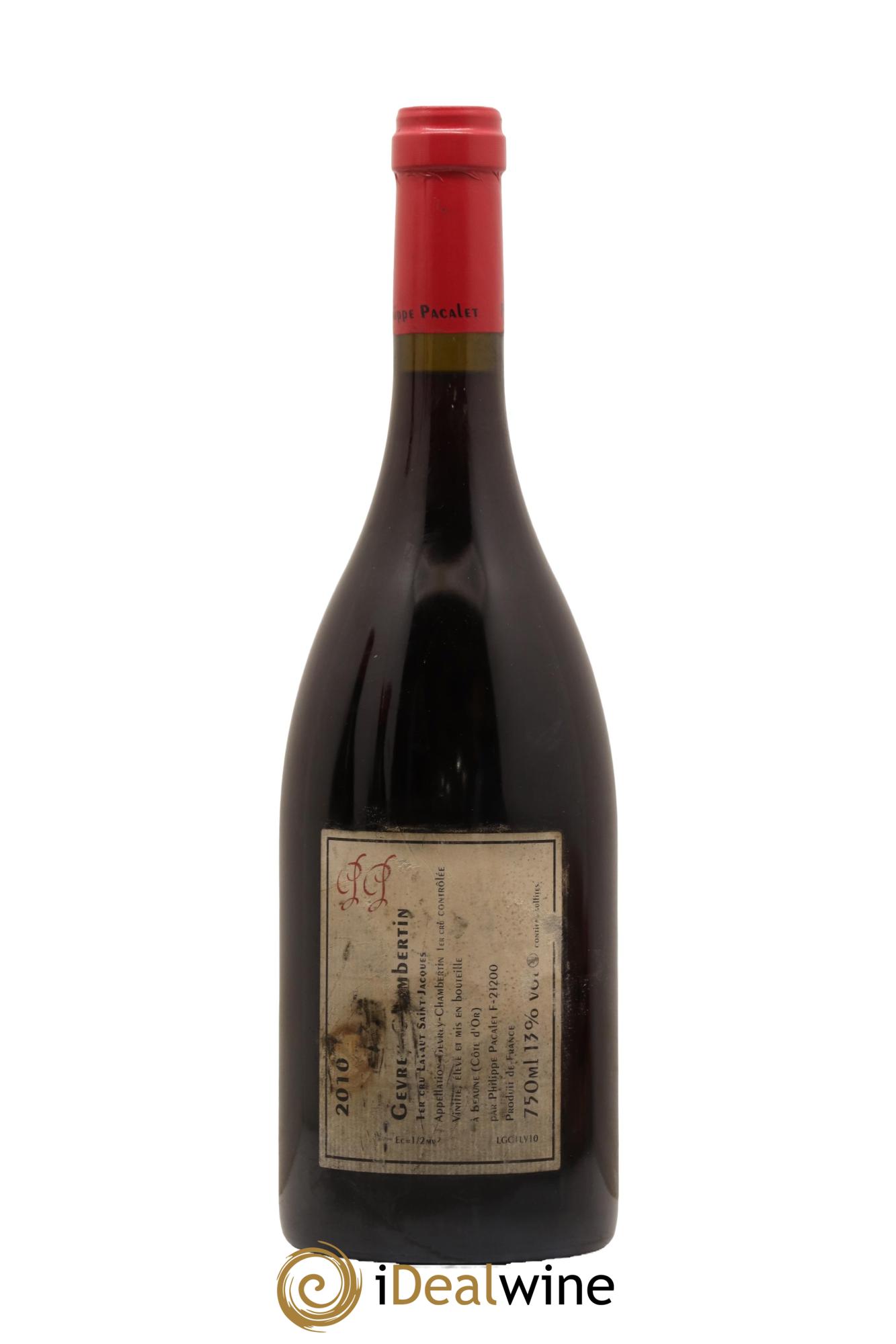 Gevrey-Chambertin 1er Cru Lavaux Saint-Jacques Philippe Pacalet 2010 - Lot of 1 bottle - 1