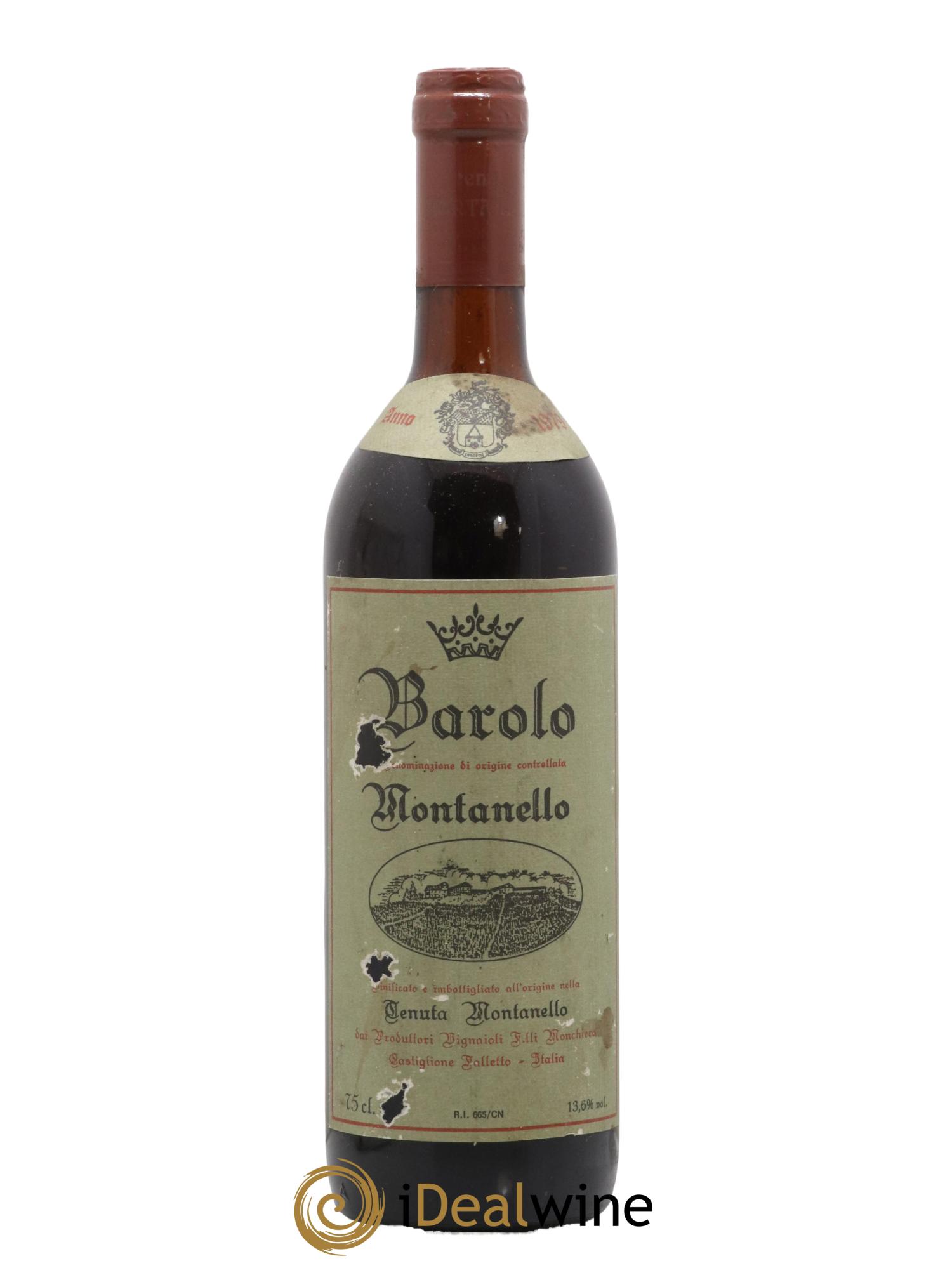 Barolo Tenuta Montanello 1979 - Lot de 1 bouteille - 0