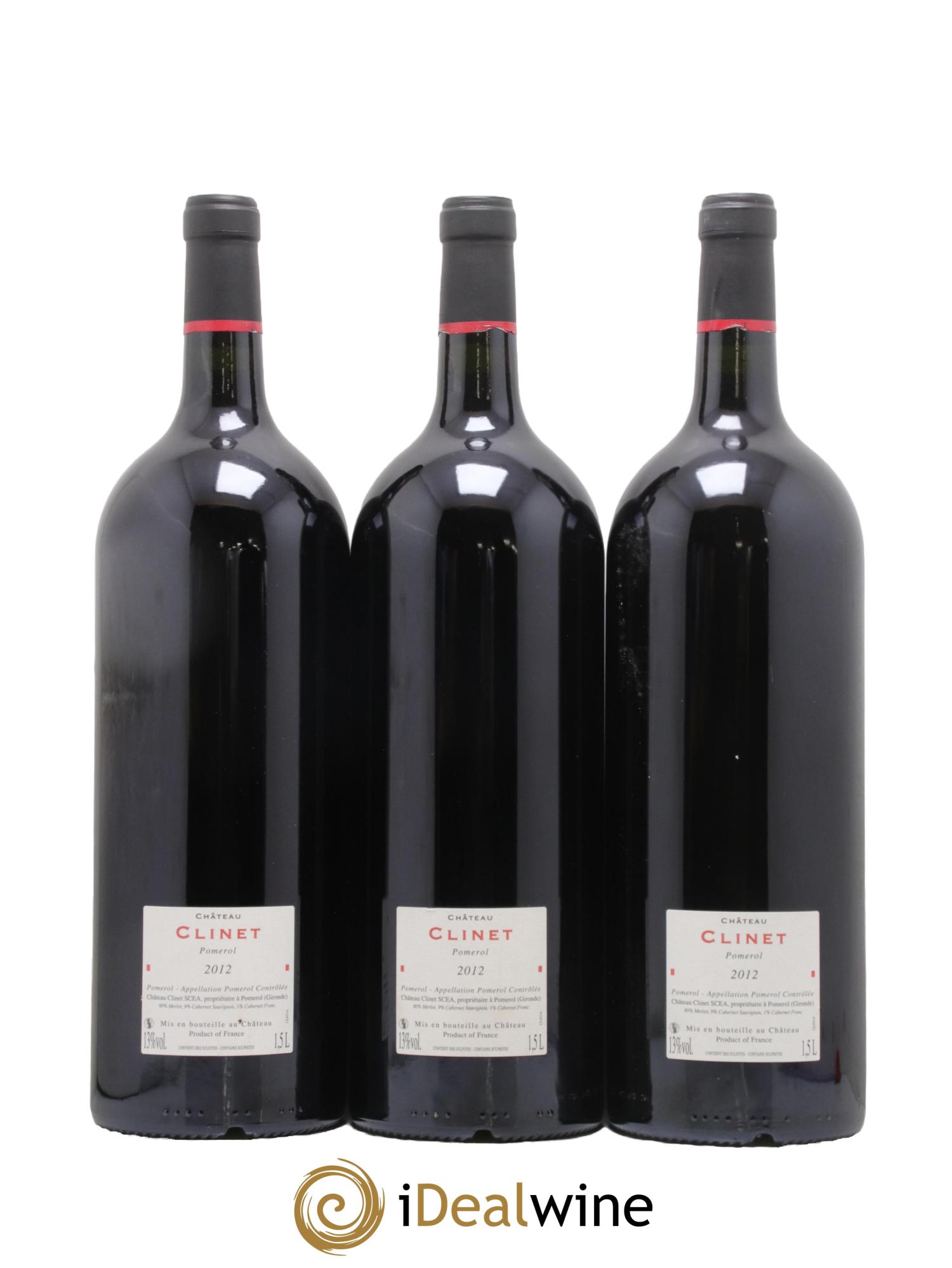 Château Clinet 2012 - Posten von 3 Magnum - 1