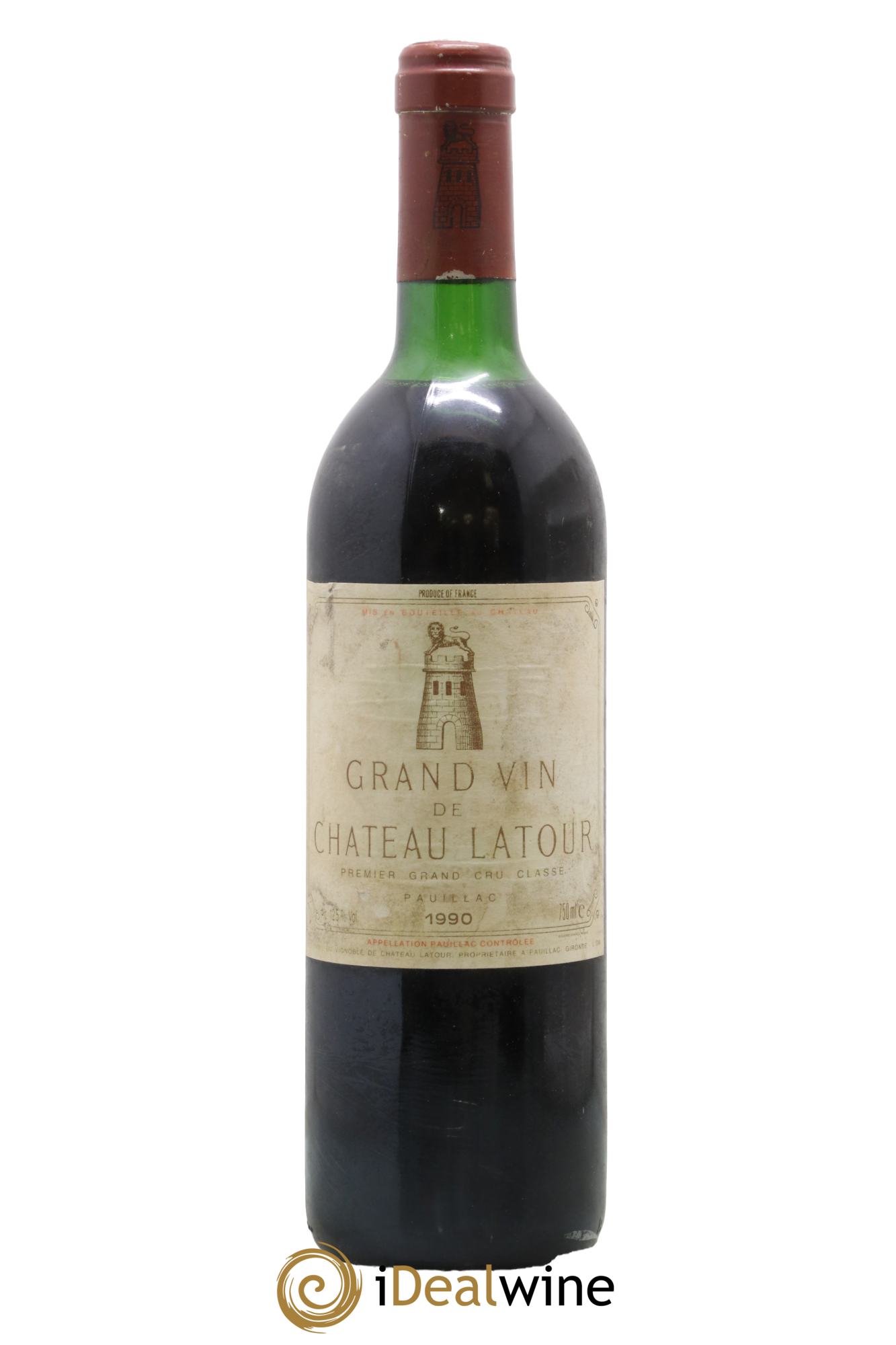 Château Latour 1er Grand Cru Classé 1990 - Lot de 1 bouteille - 0