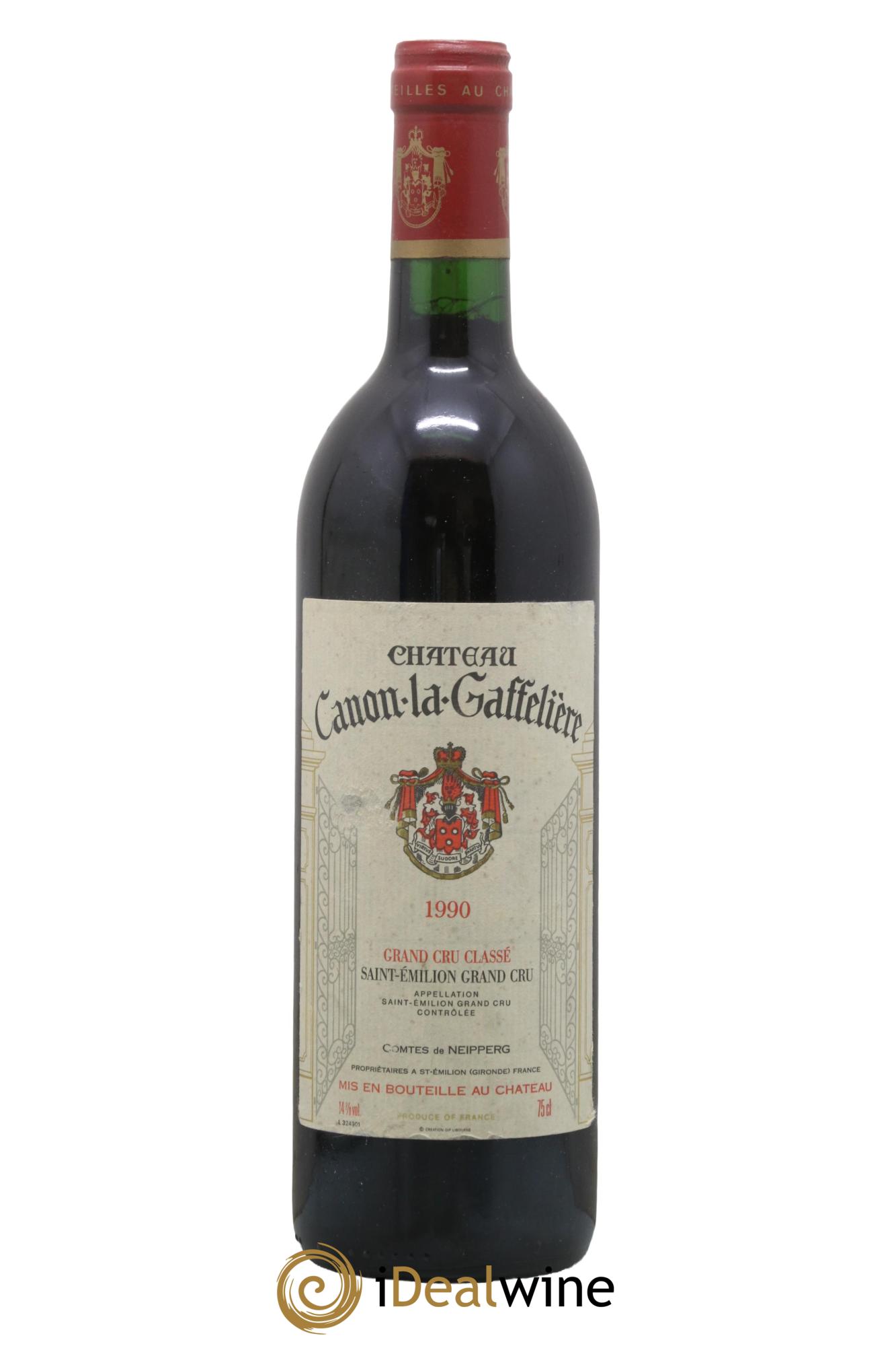 Château Canon la Gaffelière 1er Grand Cru Classé B 1990 - Lotto di 1 bottiglia - 0