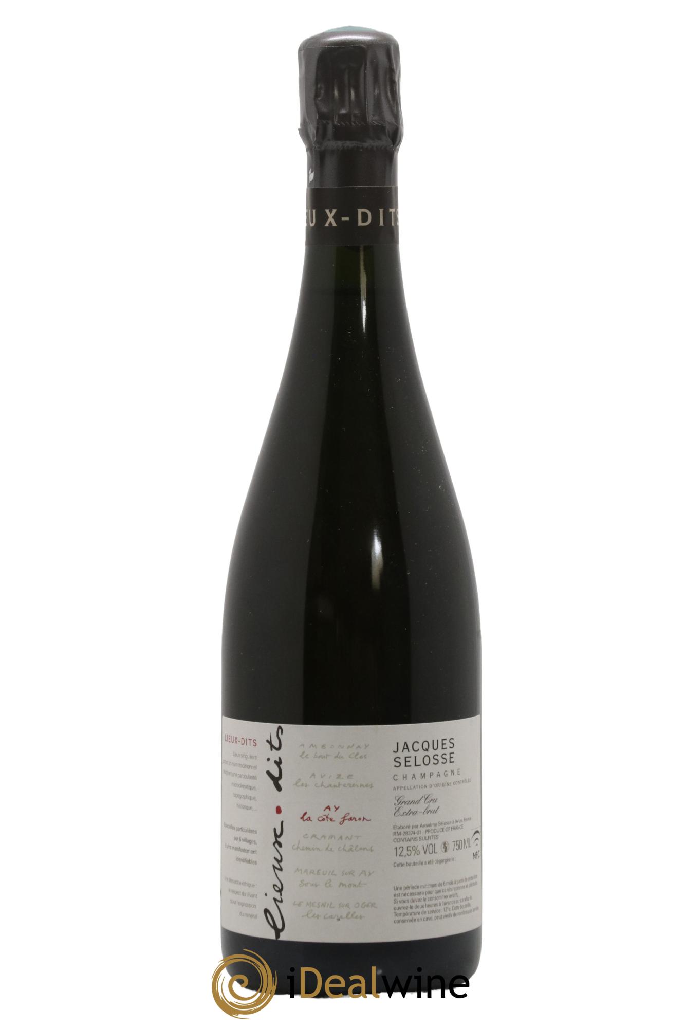 La Côte Faron Blanc de Noirs Grand Cru Extra-Brut Jacques Selosse - Lot de 1 bouteille - 0