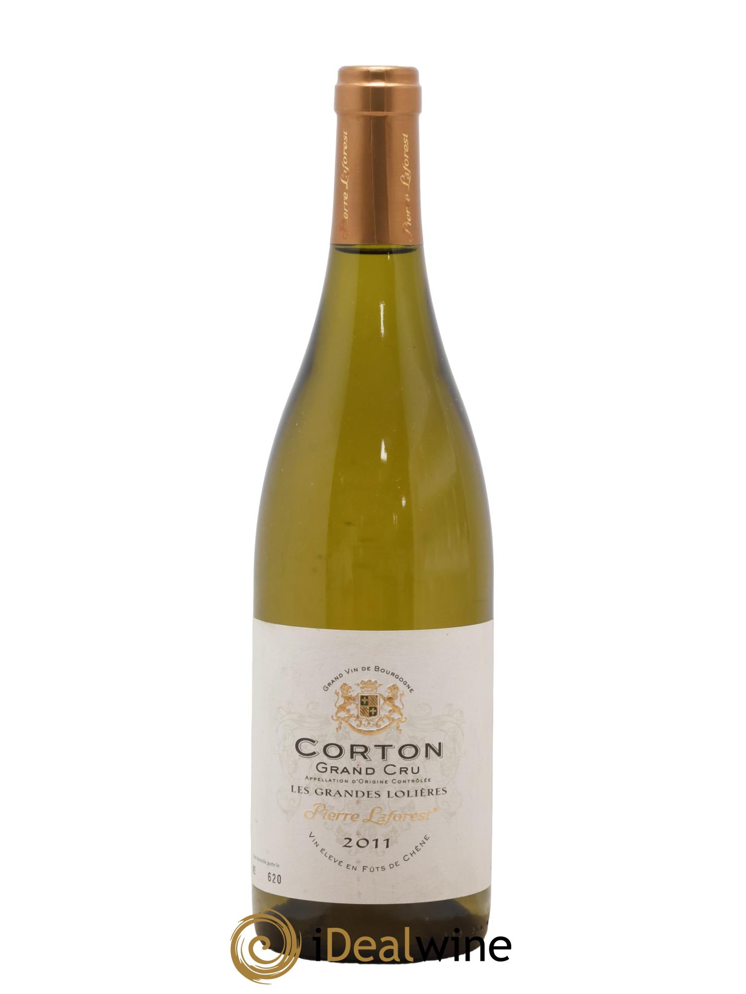 Corton Grand Cru Grand Cru Les Grandes Lolieres Par Pierre Laforest 2011 - Lot de 1 bouteille - 0