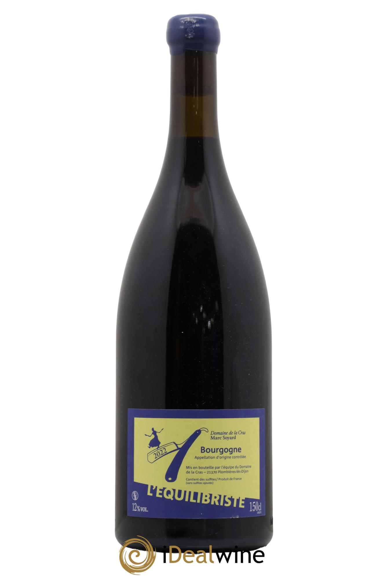 Bourgogne L'équilibriste Domaine de la Cras - Marc Soyard 2022 - Lot de 1 magnum - 0