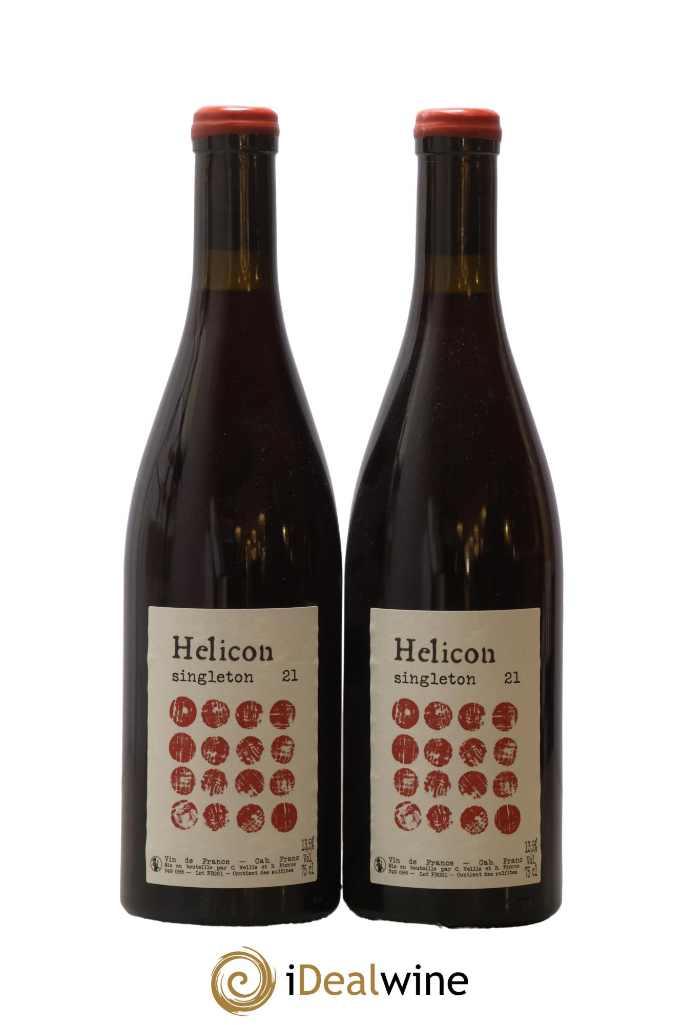 Vin de France Singleton Helicon 2021 - Lot de 2 bouteilles - 0