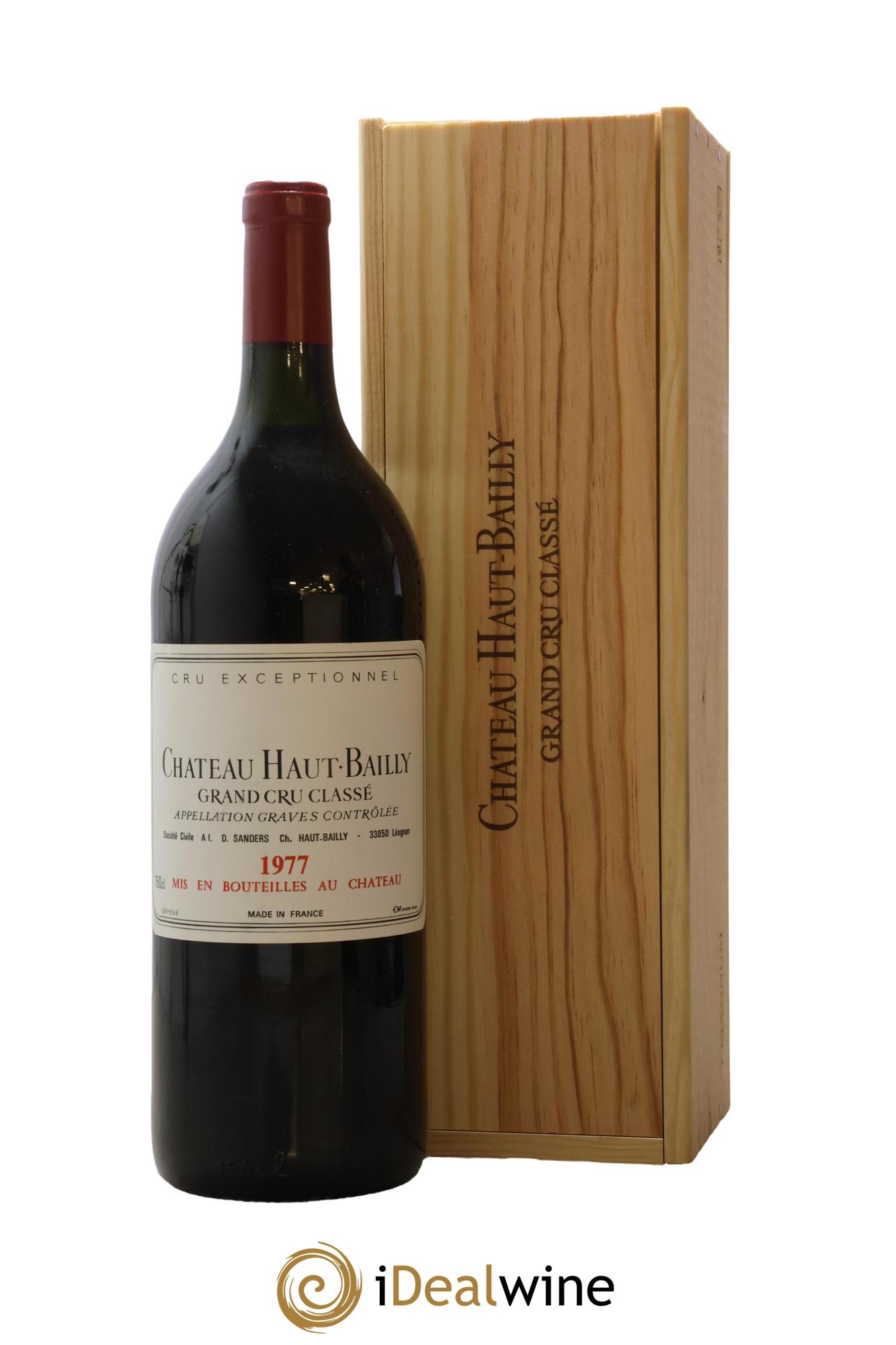 Château Haut-Bailly Cru Classé de Graves 1977 - Lot de 1 magnum - 1