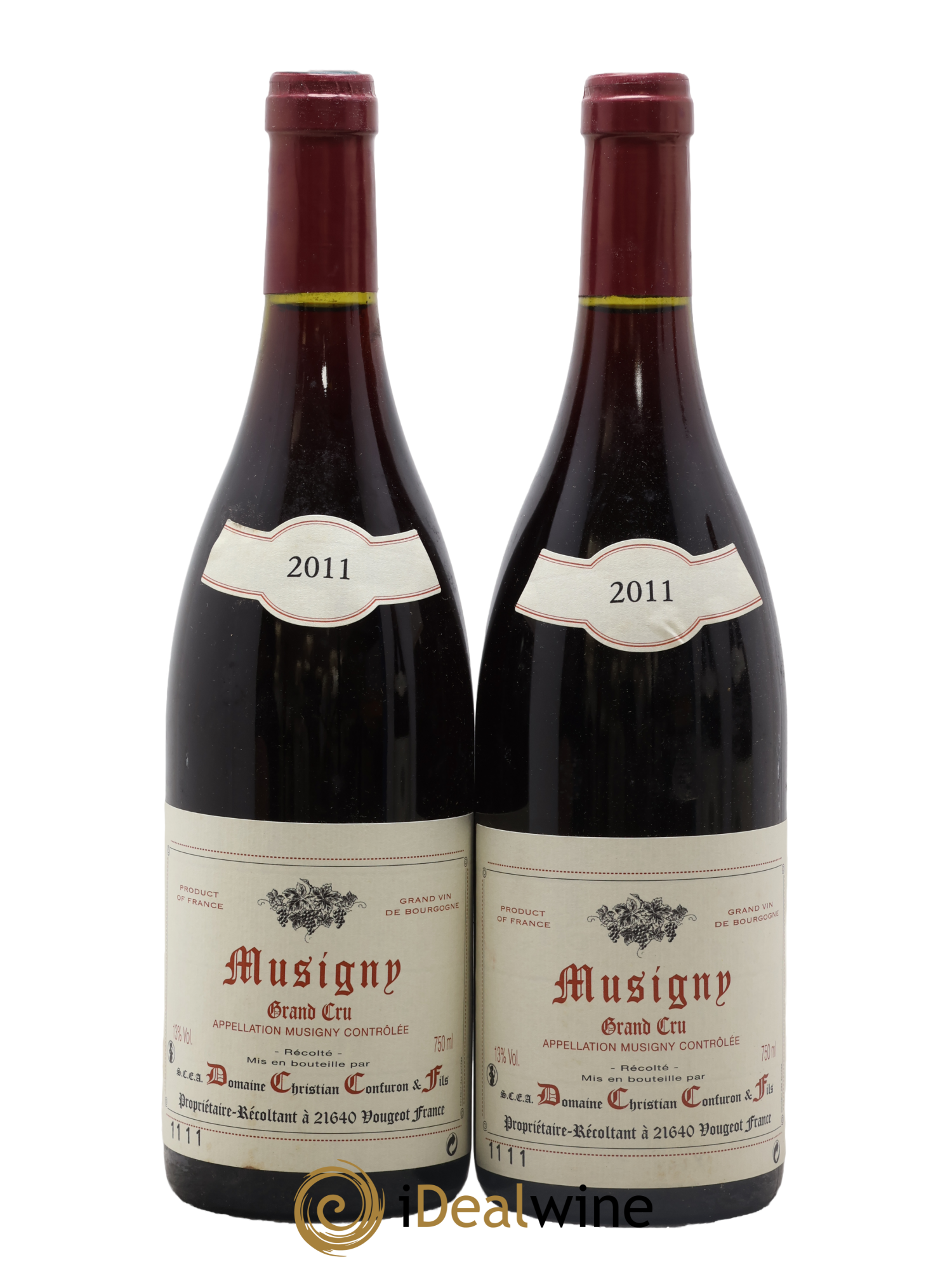 Musigny Grand Cru Christian Confuron 2011 - Posten von 2 Flaschen - 0