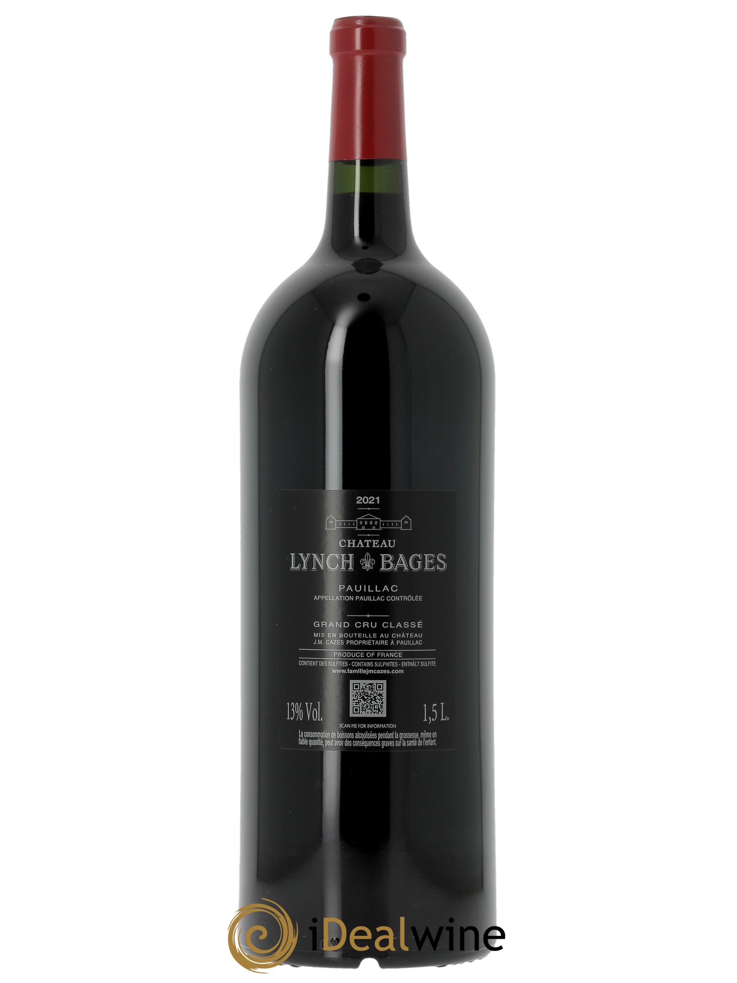 Château Lynch Bages 5ème Grand Cru Classé 2021 - Lotto di 1 magnum - 1