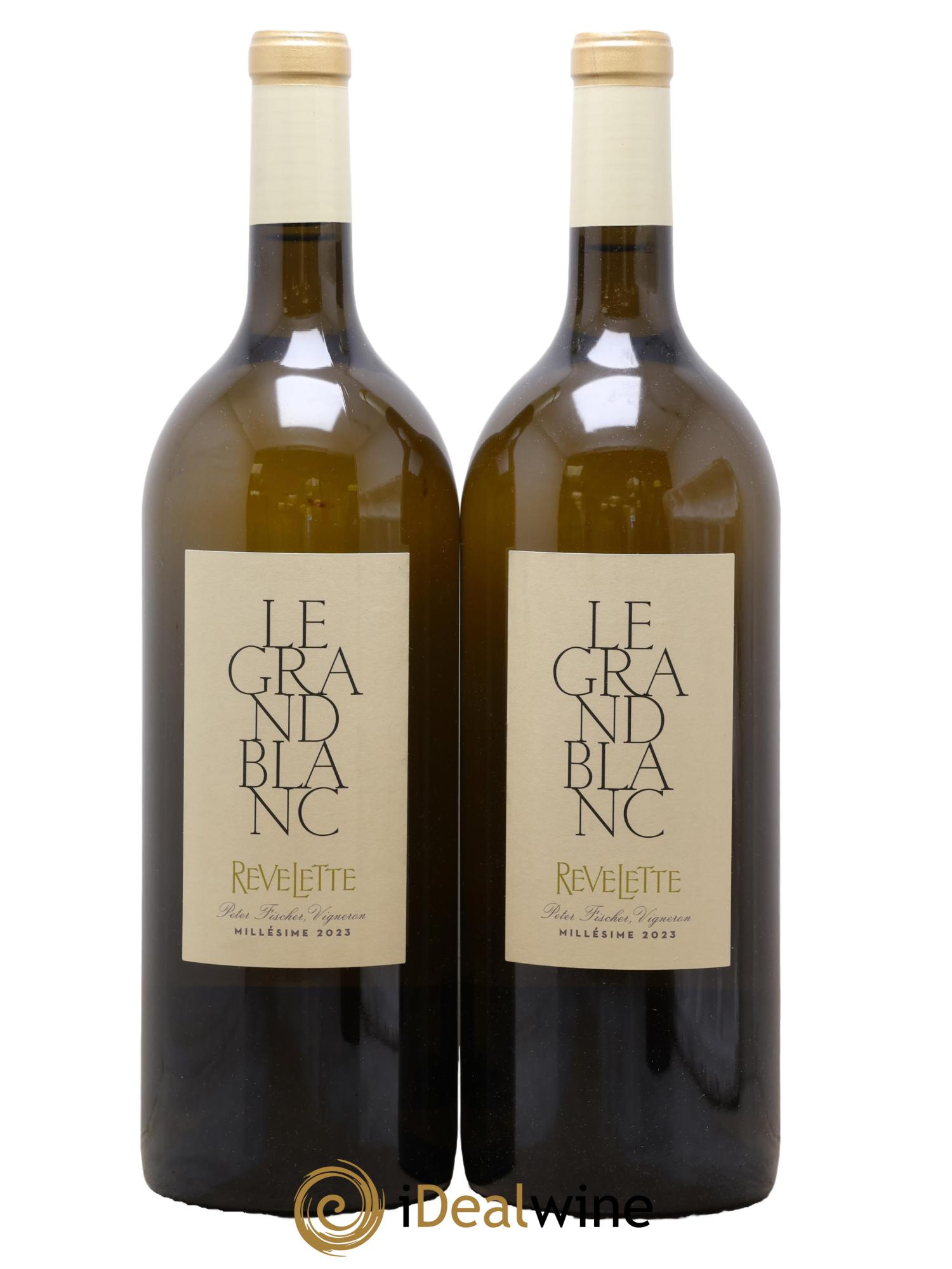 IGP Méditerranée Château Revelette Le Grand Blanc Sandra & Peter Fischer 2023 - Posten von 2 Magnum - 0