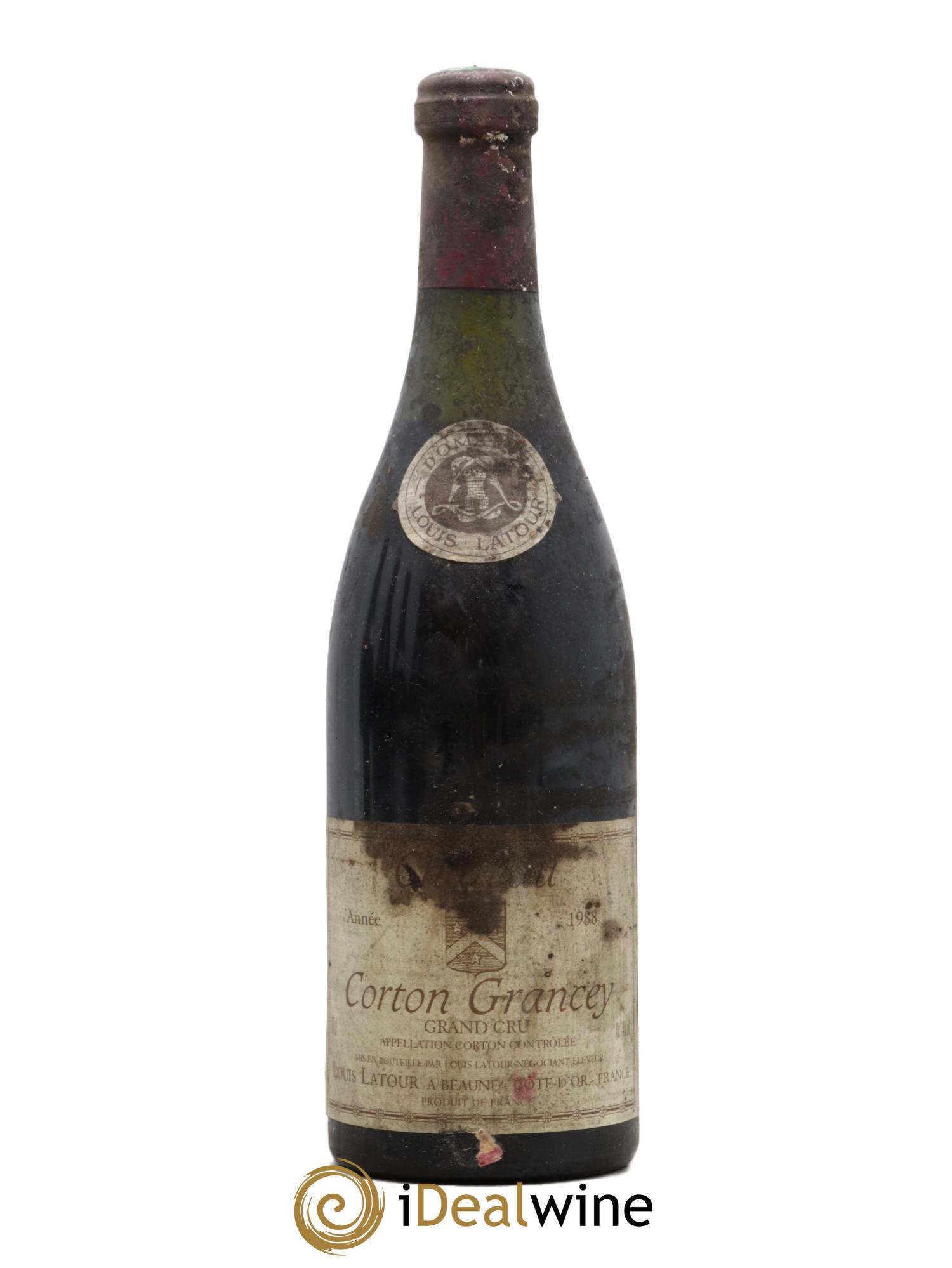 Corton Grand Cru Château Corton Grancey Louis Latour 1988 - Lot de 1 bouteille - 0