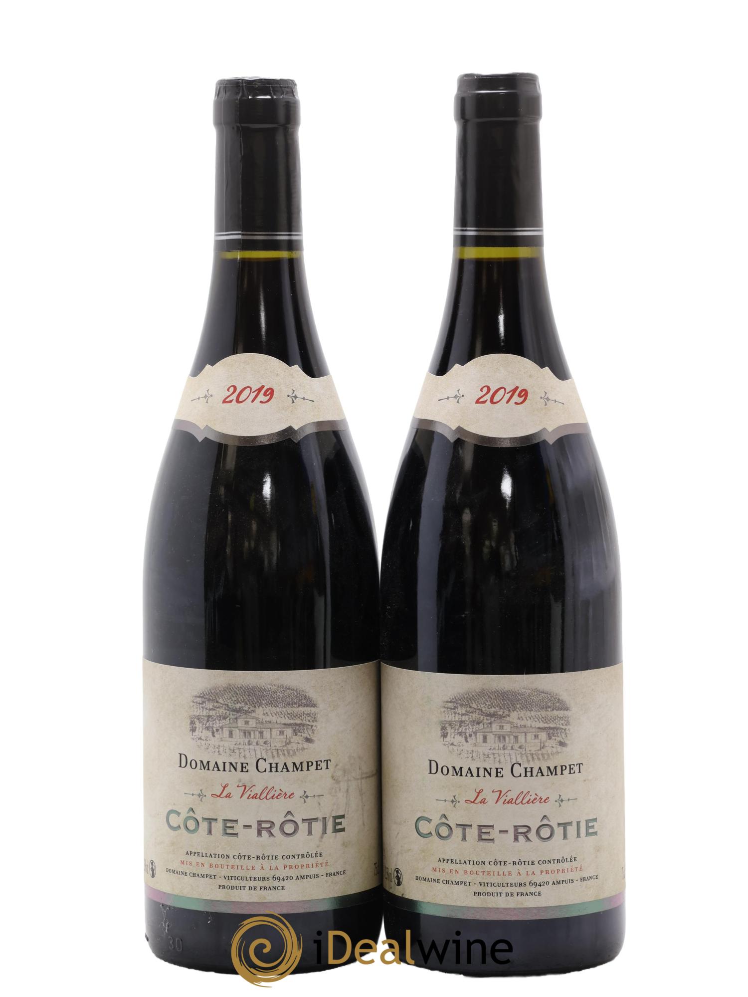 Côte-Rôtie La Viallière Champet 2019 - Lotto di 2 bottiglie - 0