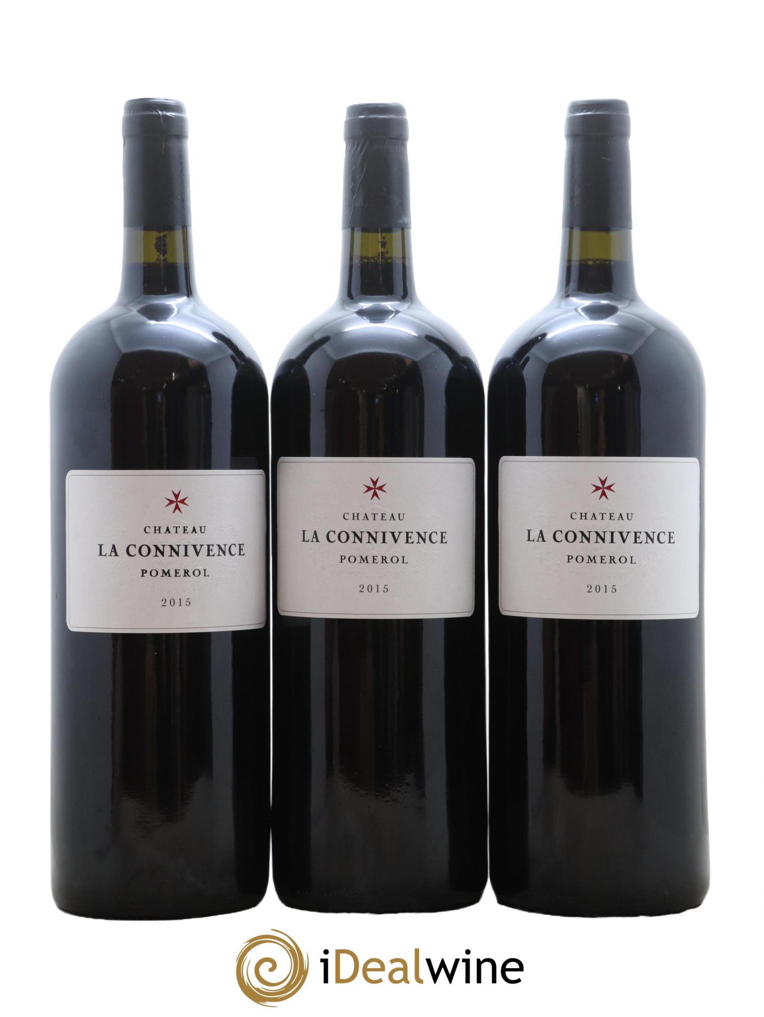 Pomerol Chateau La Connivence 2015 - Lot de 6 magnums - 1