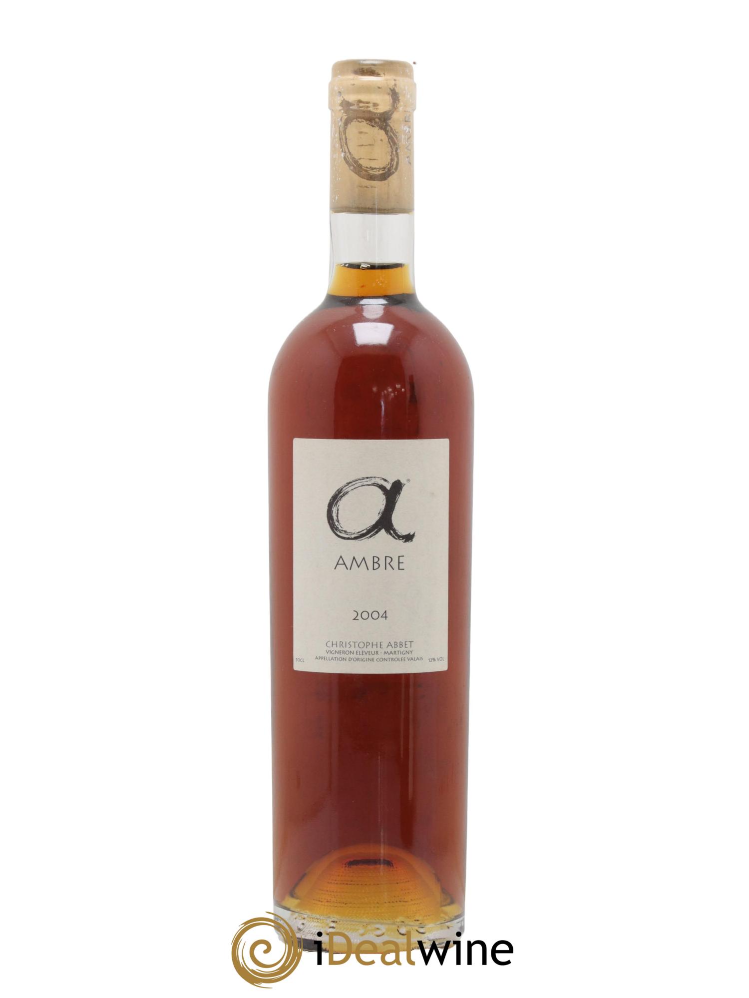 Valais Ambre Christophe Abbet 2004 - Lot de 1 format 50cl - 0