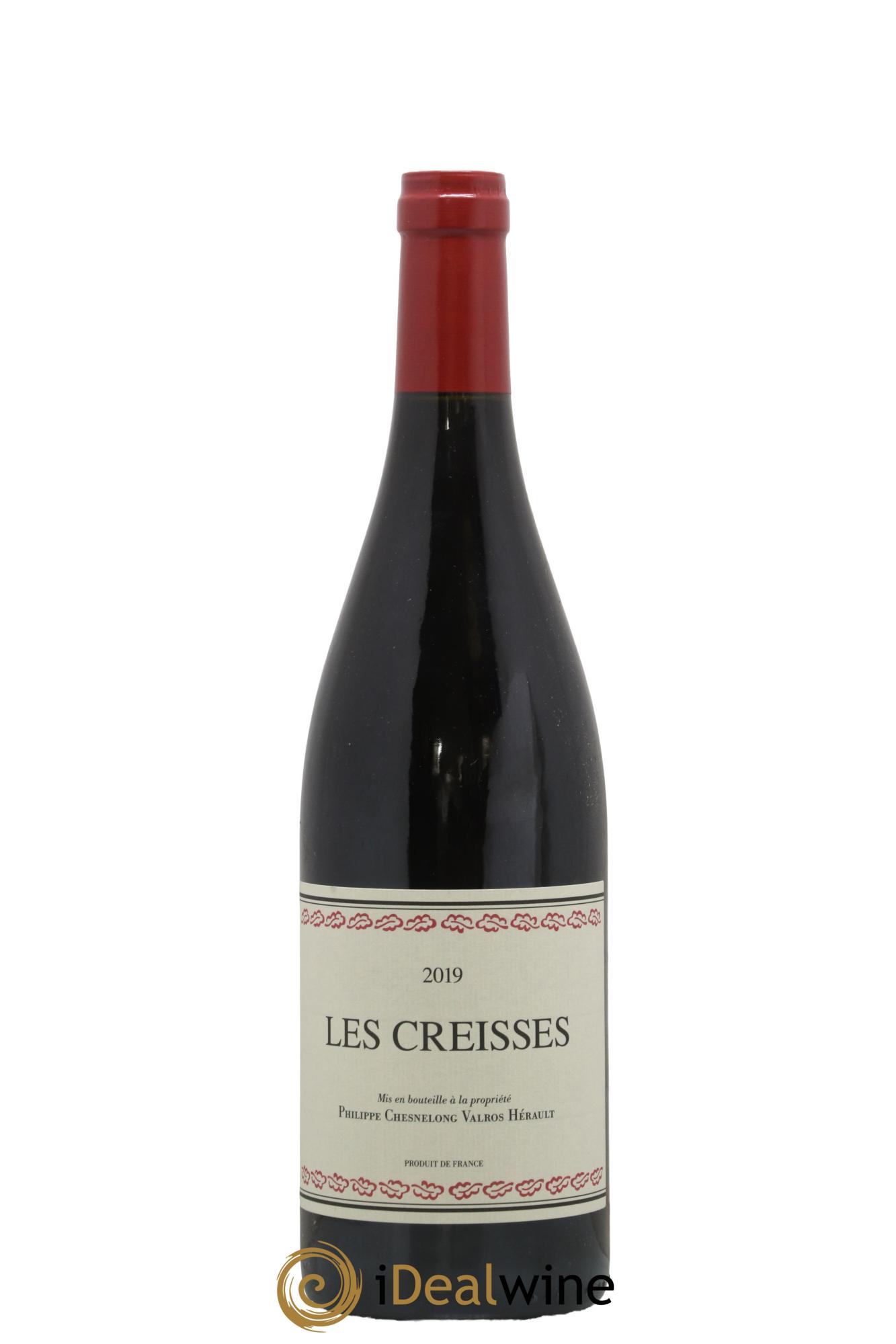 Vin de Pays d'Hérault Les Creisses Les Creisses (Domaine) Les Creisses Les Creisses (Domaine) 2019 - Lot de 1 bouteille - 0