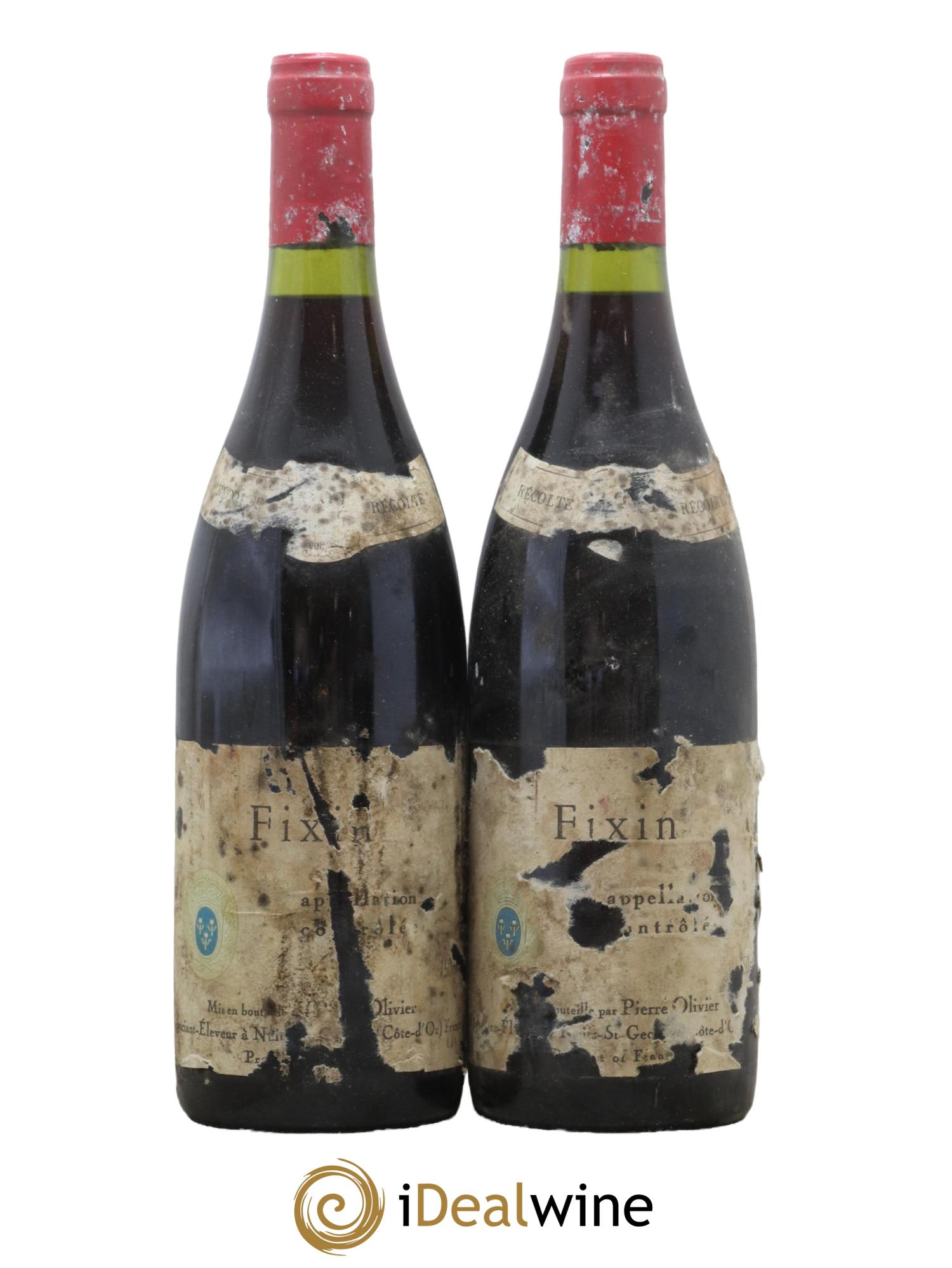 Fixin Domaine Pierre Olivier 1991 - Lot de 2 bouteilles - 0